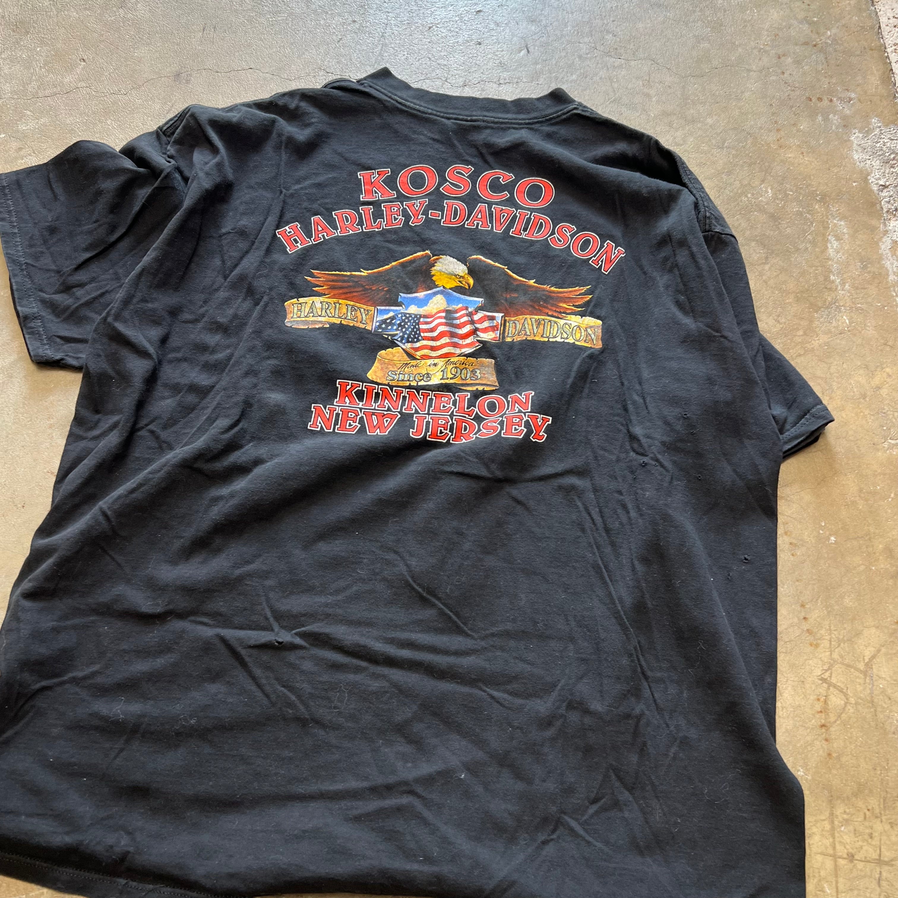 size xxl - Vintage ' Harley davidson Kosco ' tee