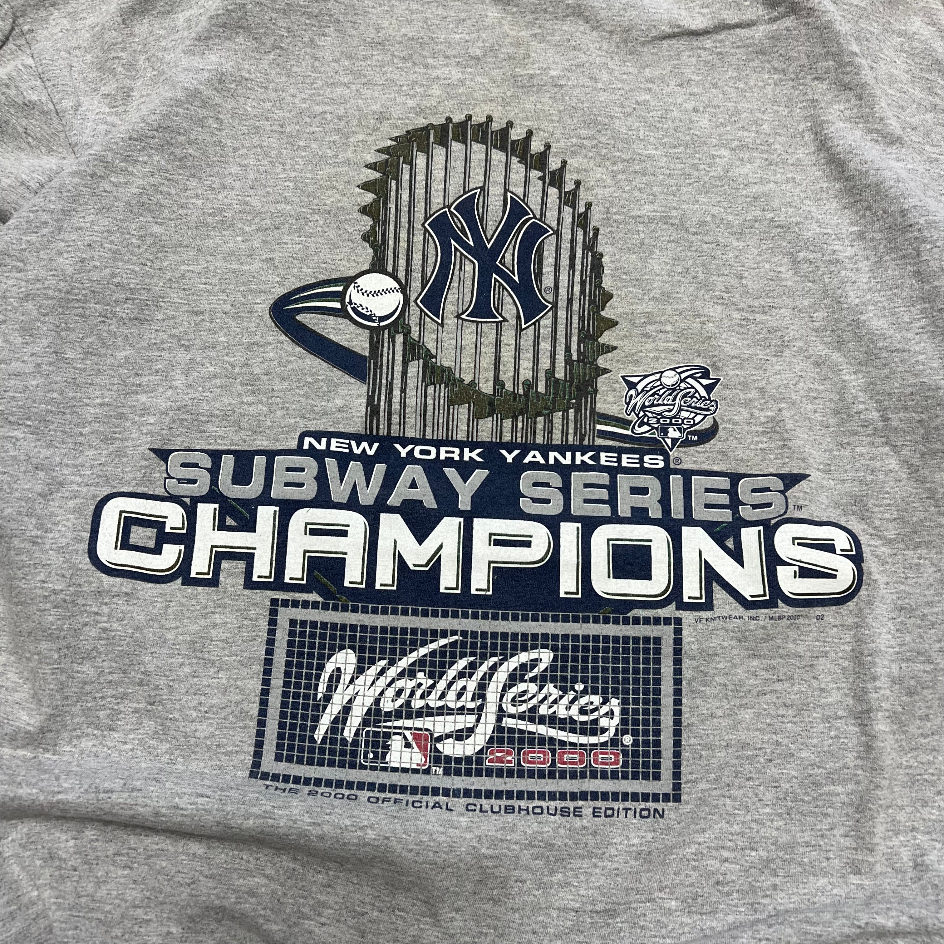 size xxl - Vintage ' New York Yankees Subway Series Champions ' tee