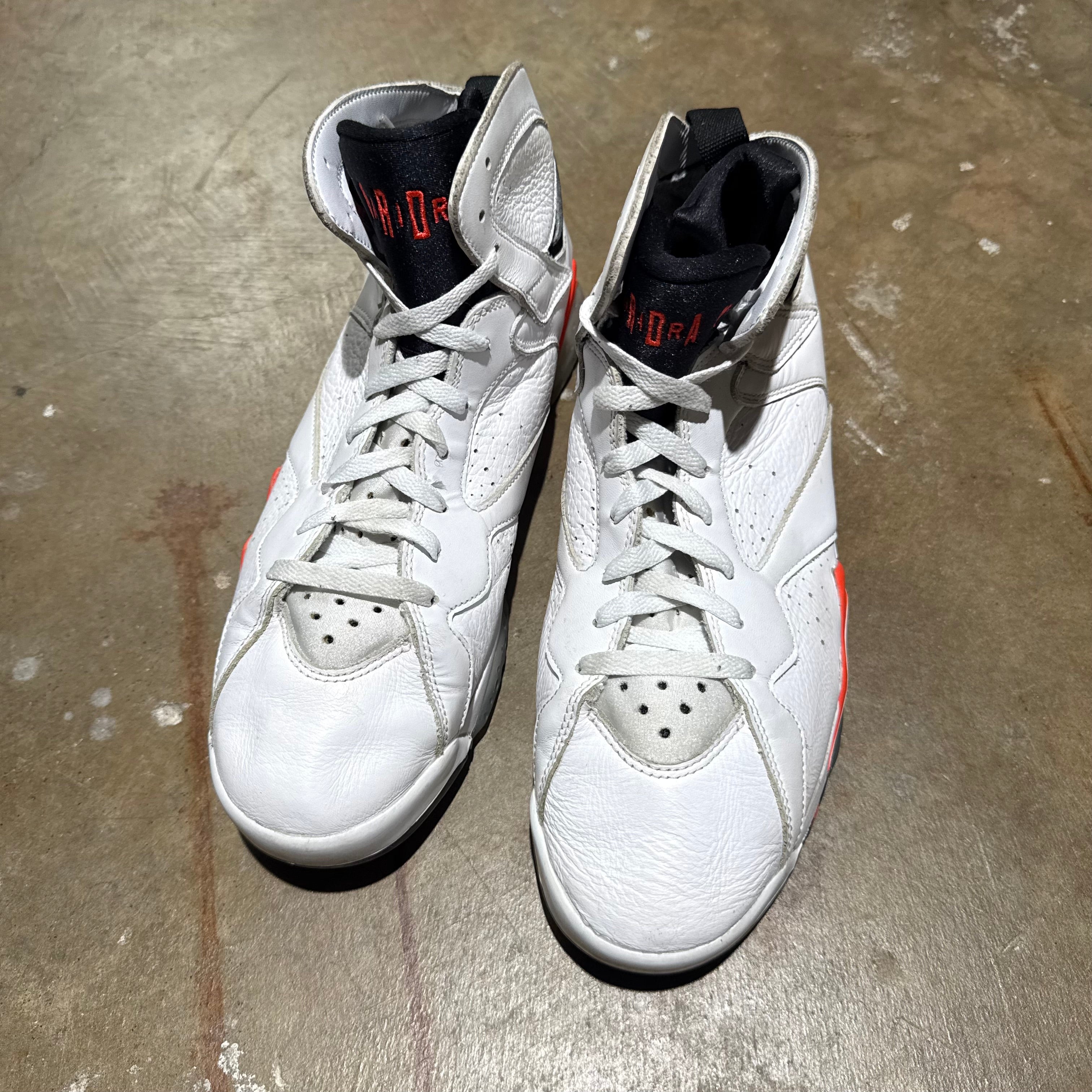 size 12 - Jordan 7 Retro ' White Infrared '