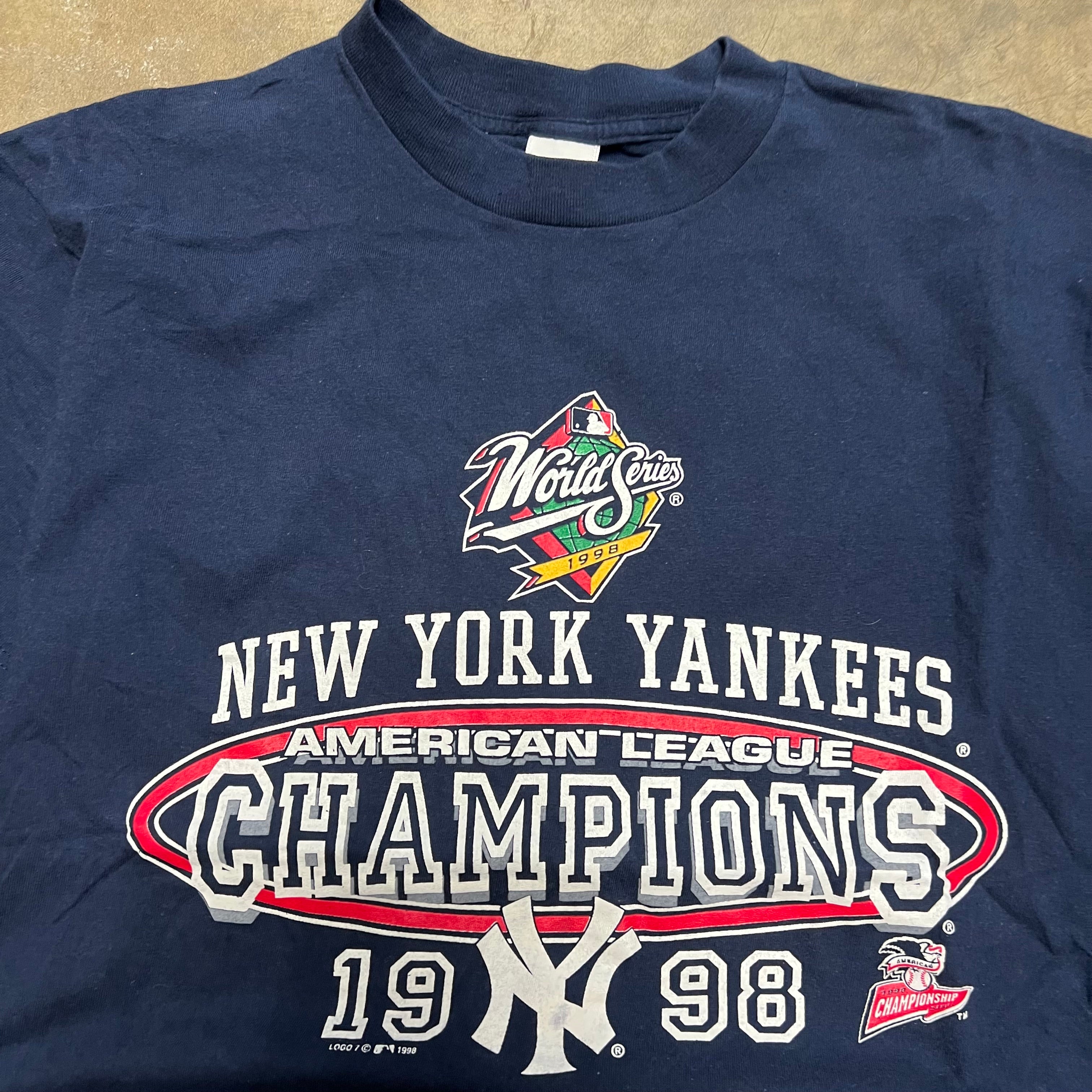 size large - Vintage ' 1998 New York yankees Champions ' tee