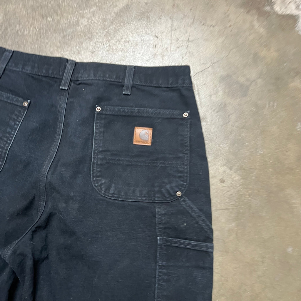 size 35x34 - Vintage Carhartt Black Double Knee Pants