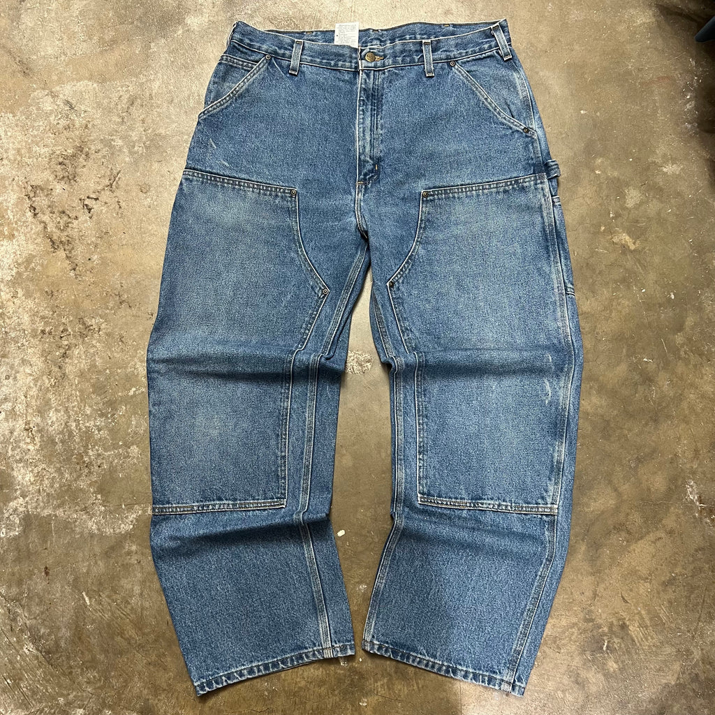 size 38x32 - Vintage Carhartt Double Knee Jeans