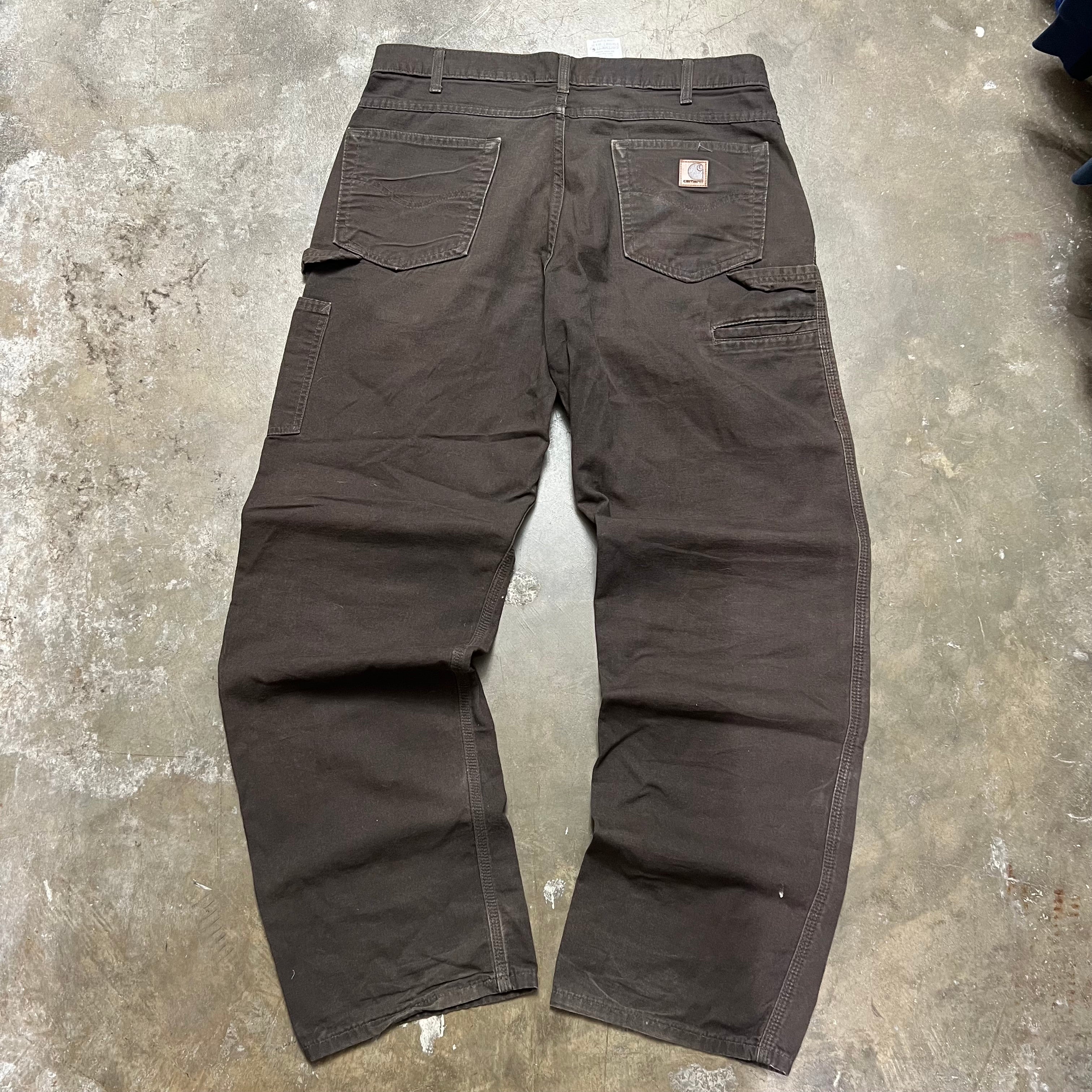 size 36x34 - Vintage Carhartt Brown workwear Pants