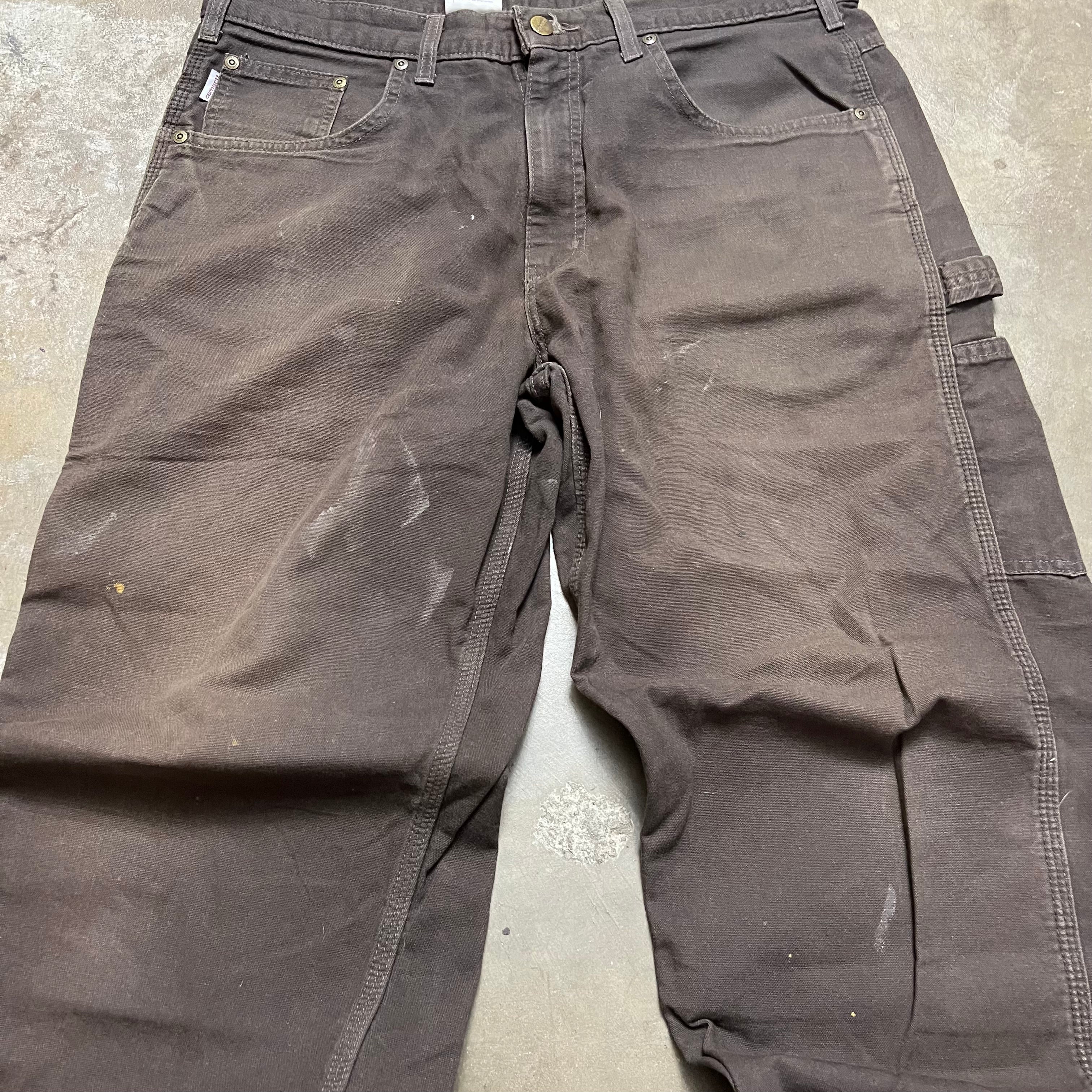 size 36x34 - Vintage Carhartt Brown workwear Pants