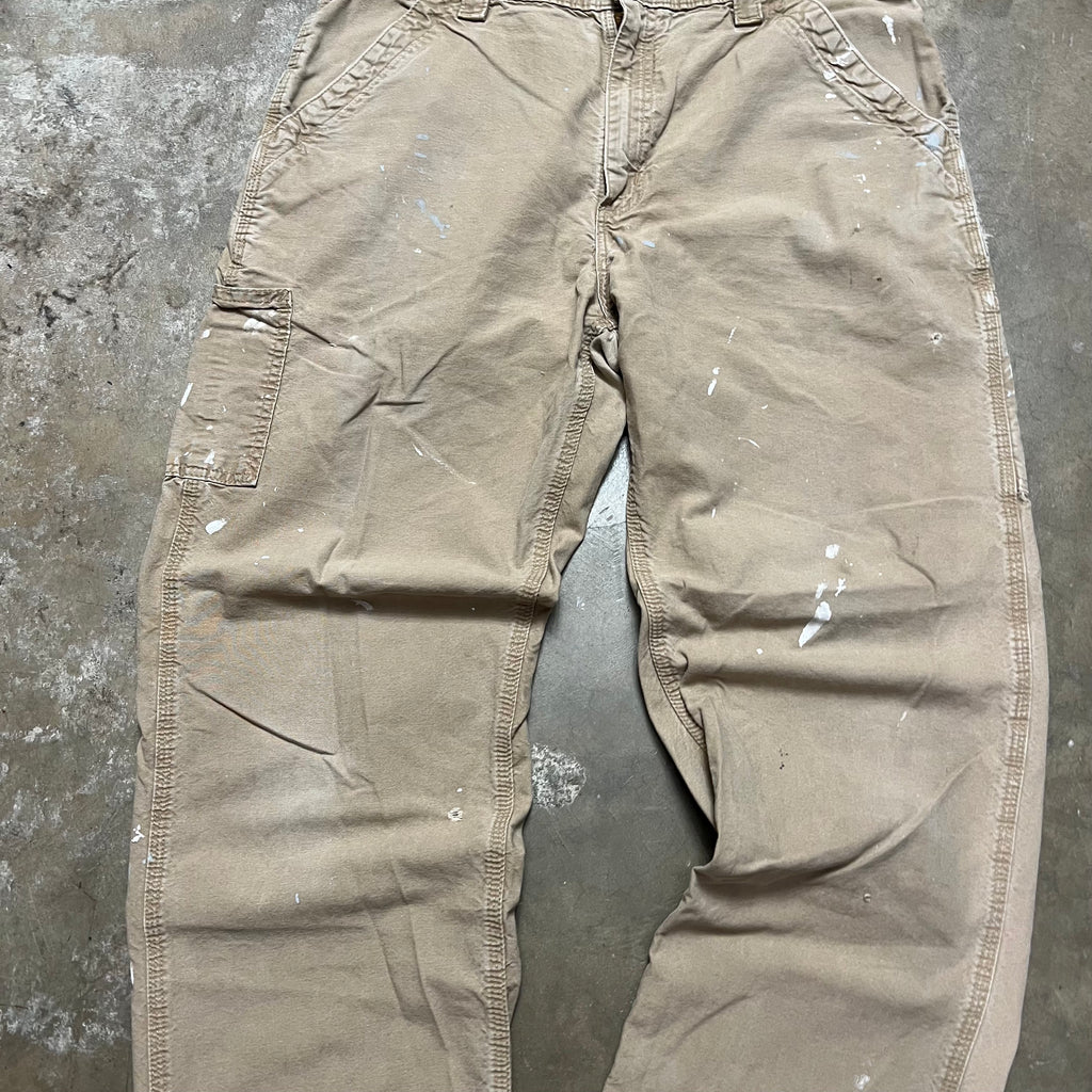size 34x32 - Vintage Carhartt Paint Splattered Thrashed Pants