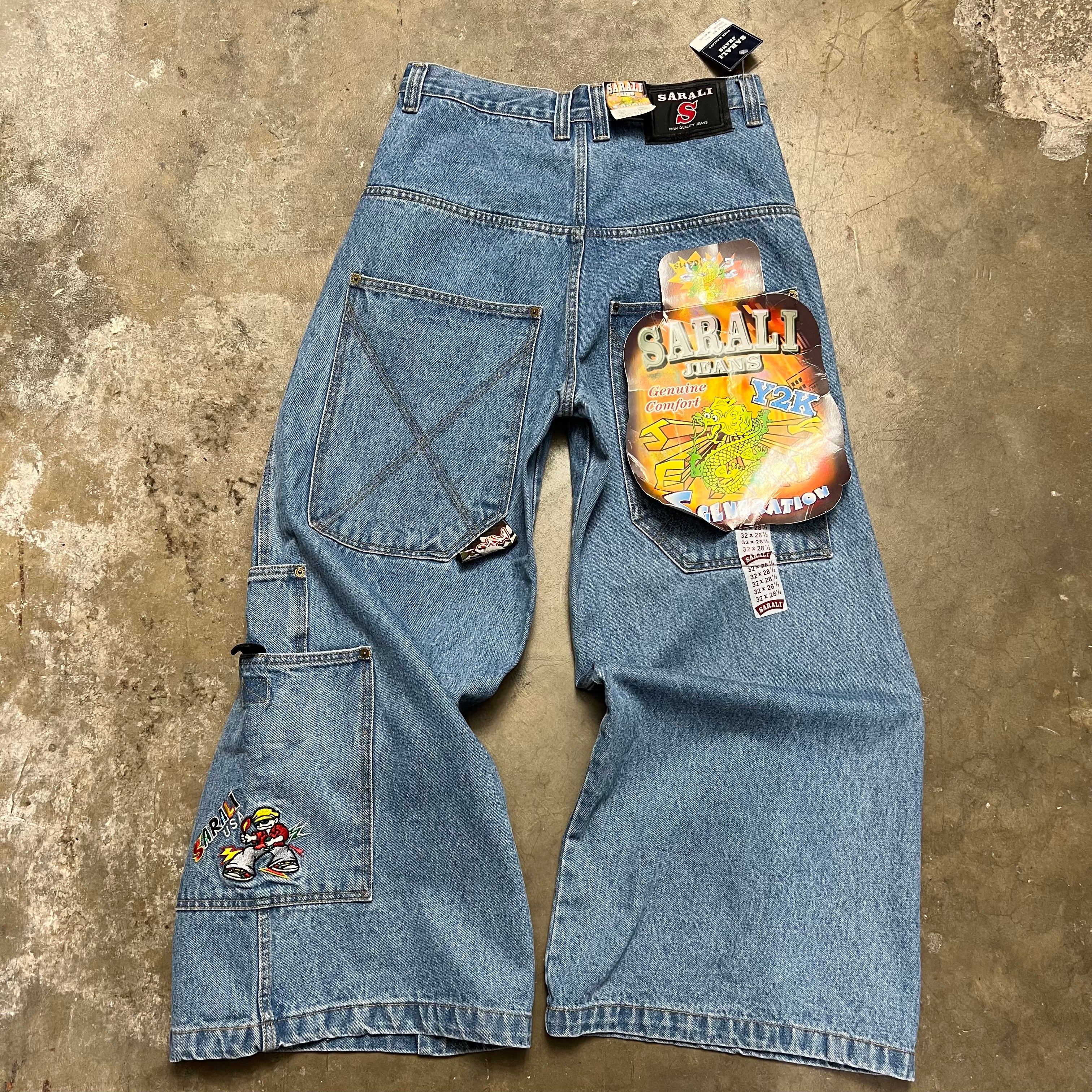 size 32x28.5 - Vintage Sarali USA Jeans wide leg BRAND NEW with Tag