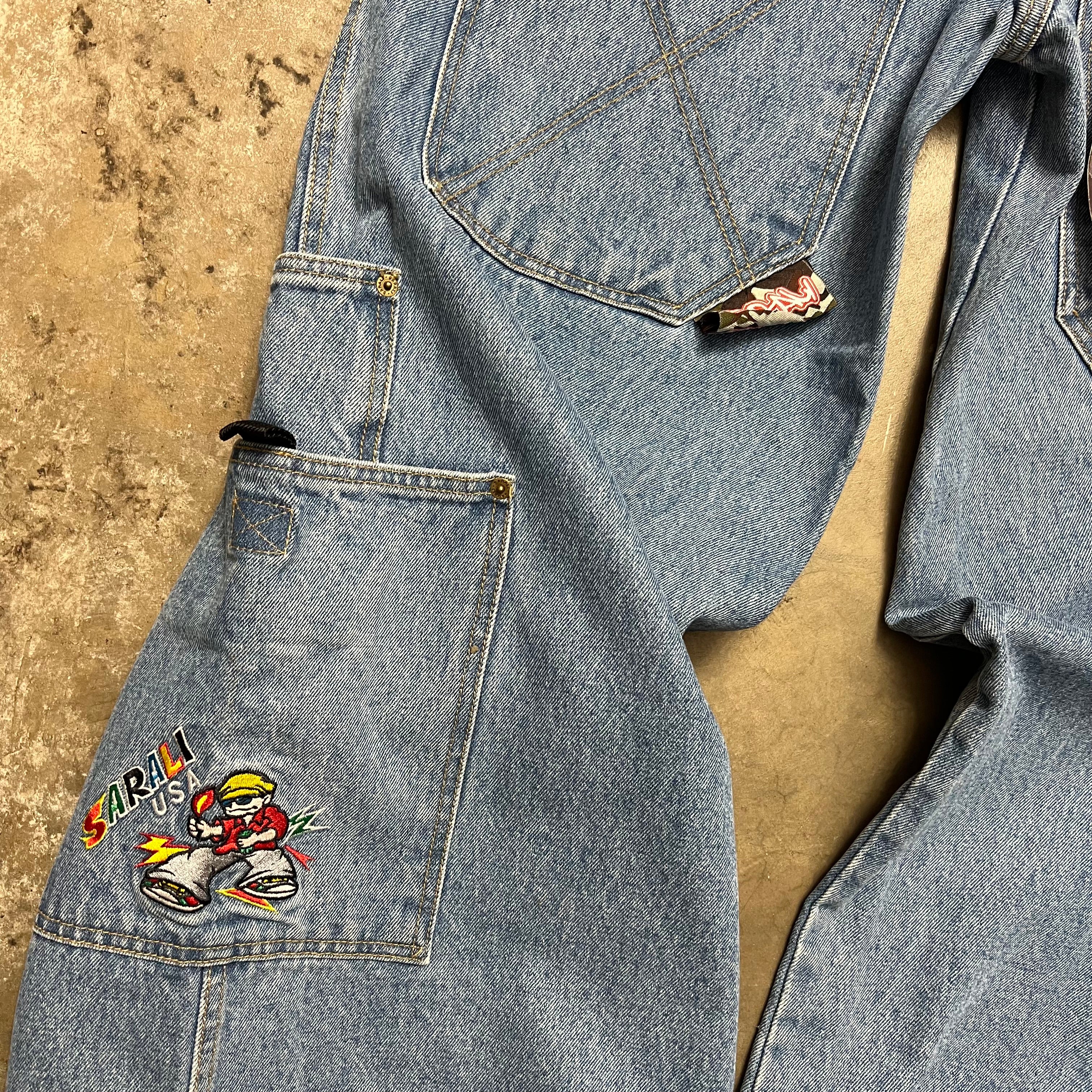 size 32x28.5 - Vintage Sarali USA Jeans wide leg BRAND NEW with Tag