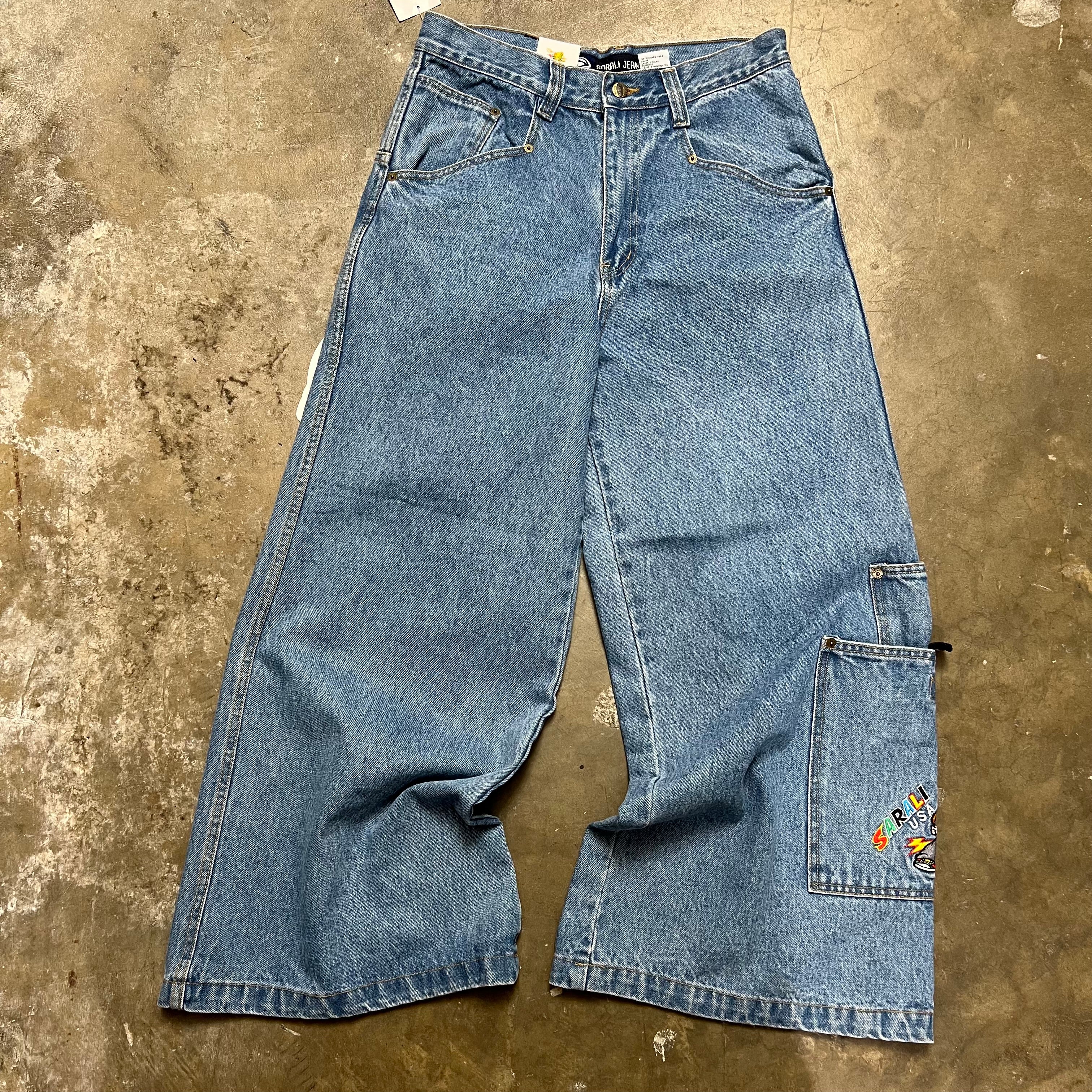 size 32x28.5 - Vintage Sarali USA Jeans wide leg BRAND NEW with Tag
