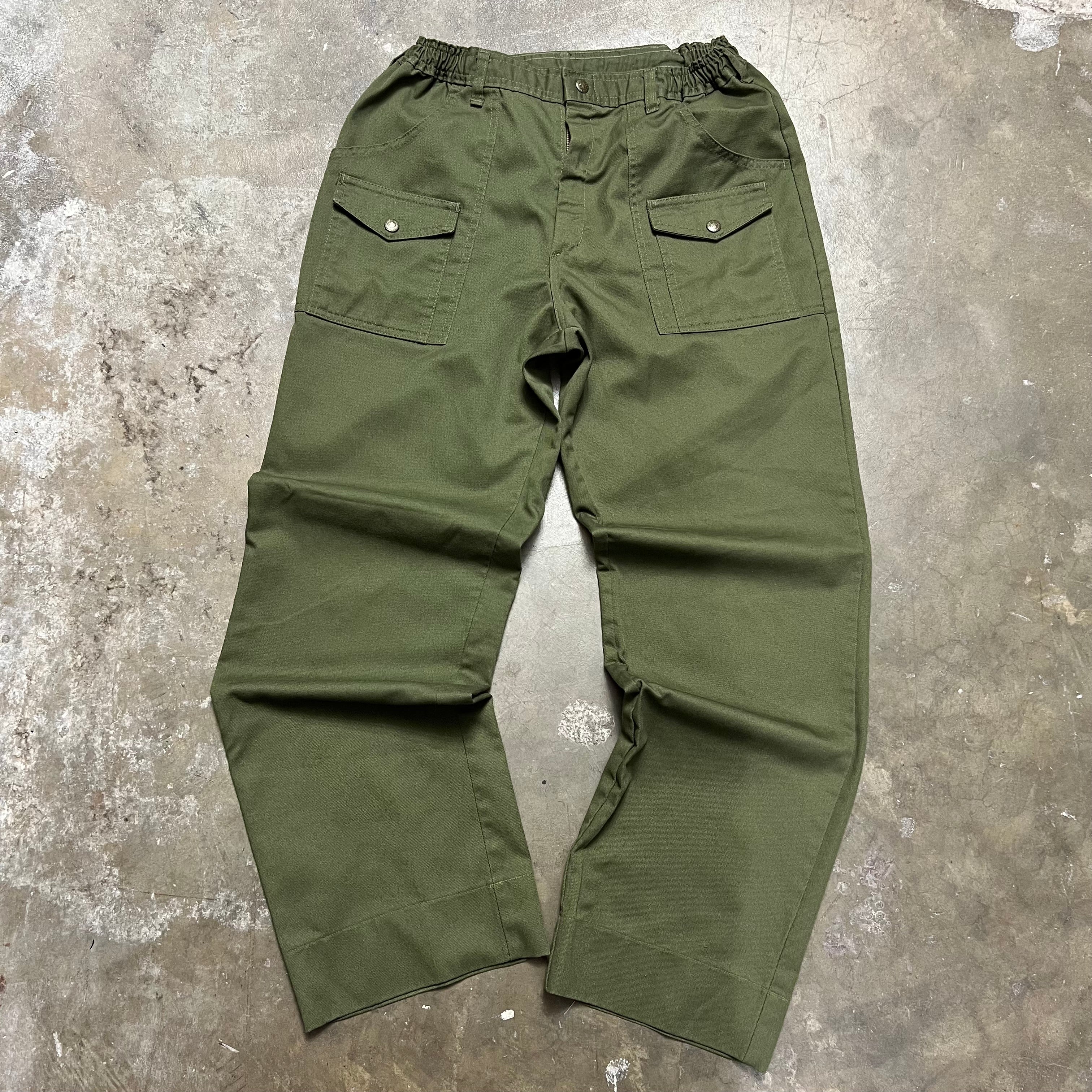size 34x34 - Vintage 90's Boy Scouts Cargo Green Pants
