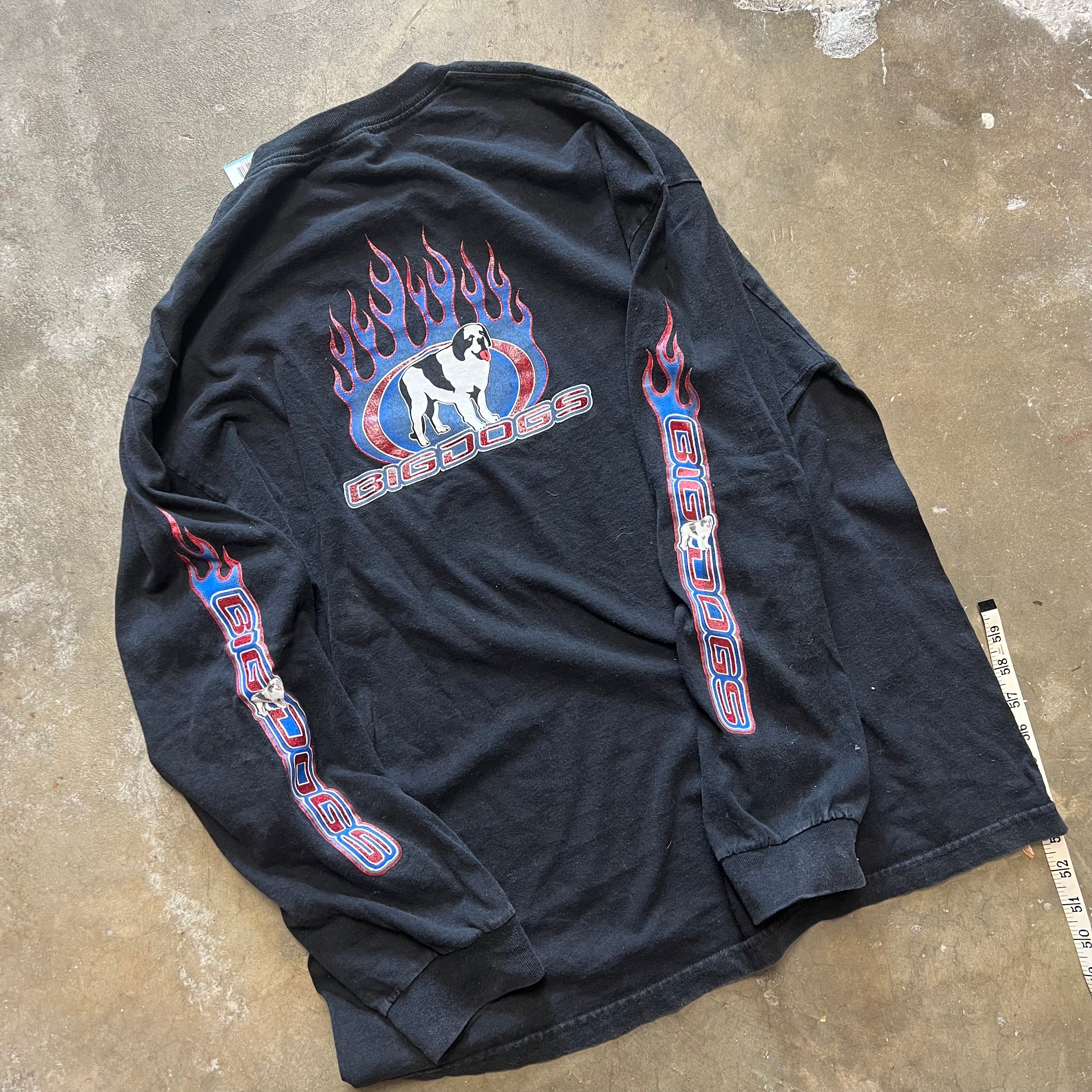 size xl - Vintage Big Dogs Falme tee