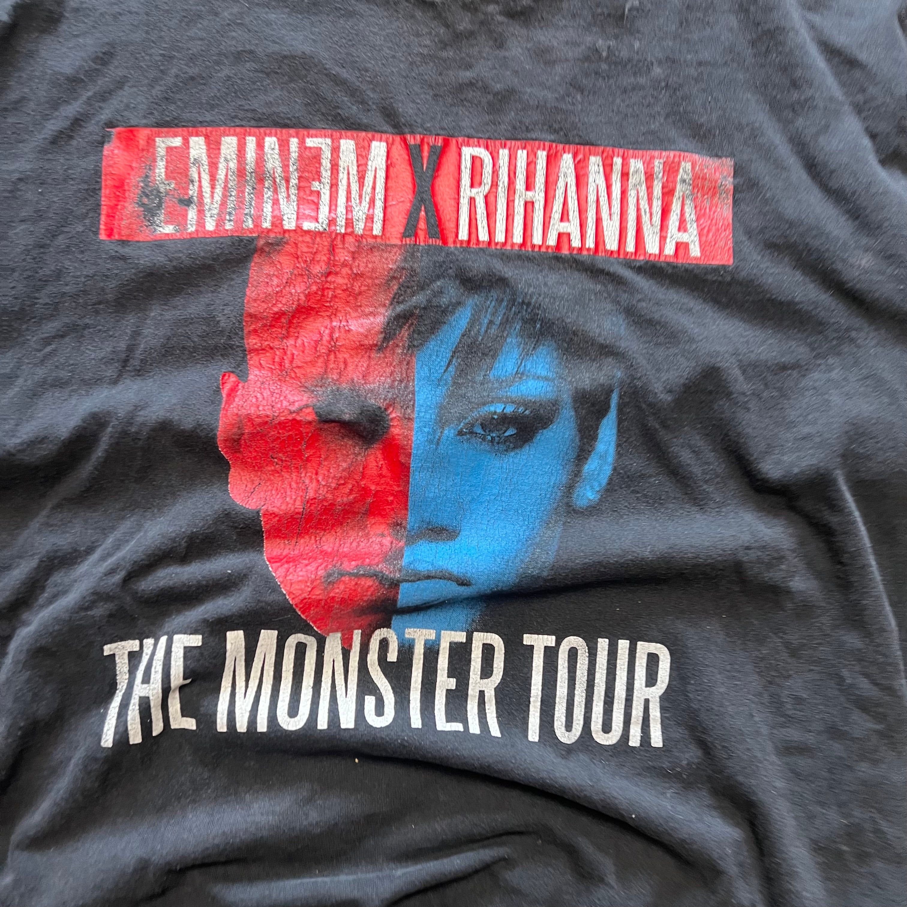 size xl - Vintage Eminem Rhinana The Monster Tour tee