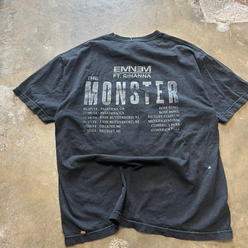 size xl - Vintage Eminem Rhinana The Monster Tour tee