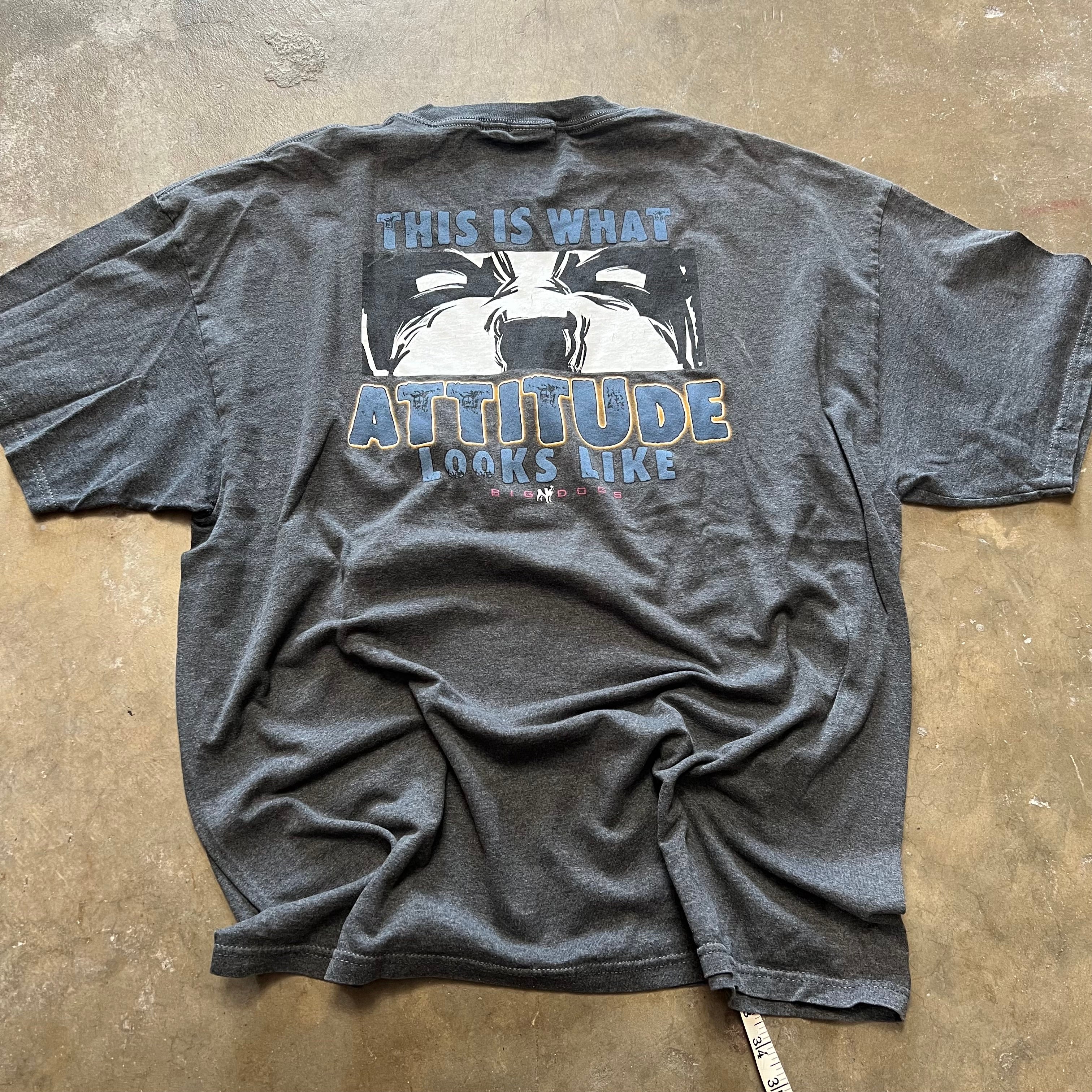 size xl - Vintage Big Dogs Attitude tee
