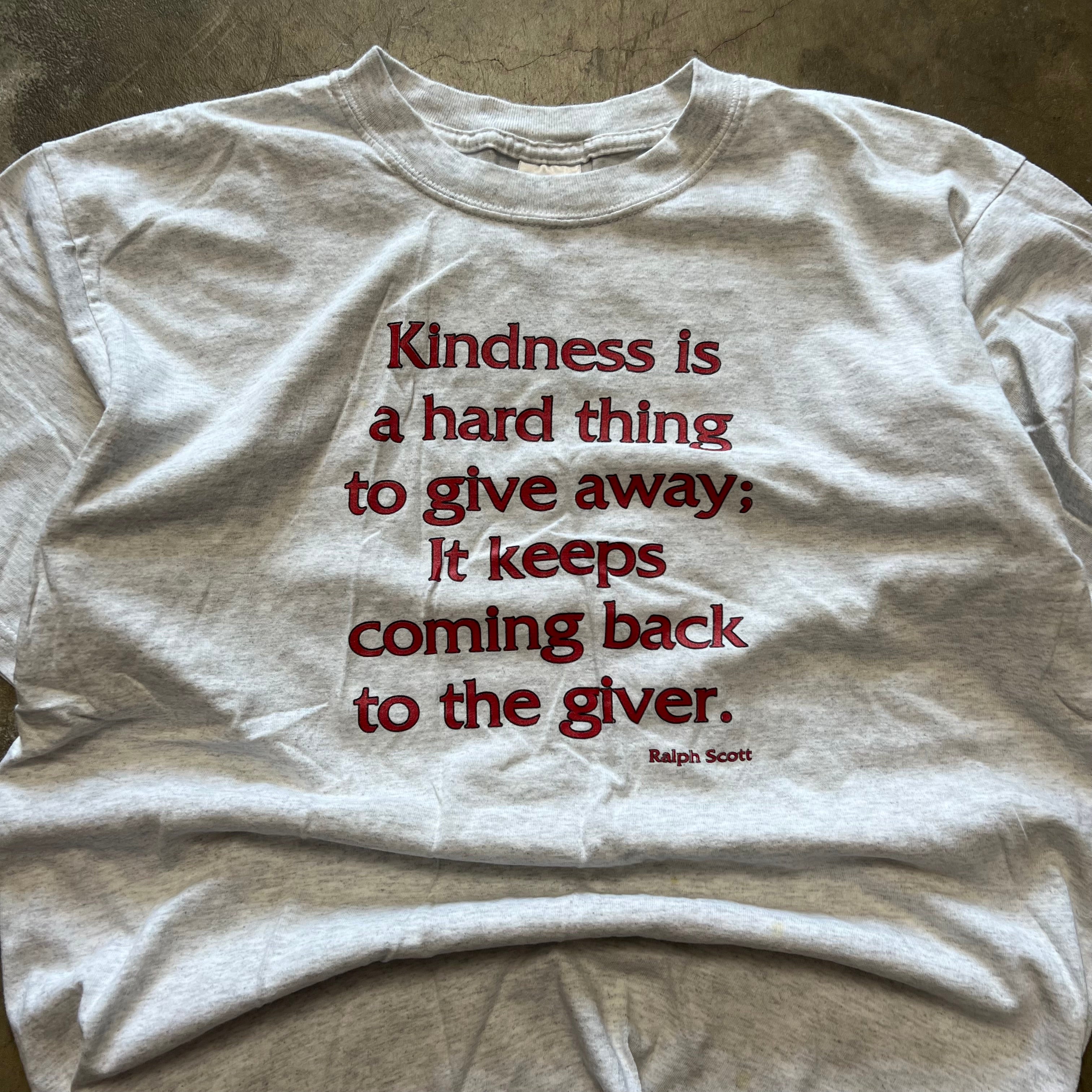 size large - Vintage Kindness quote tee