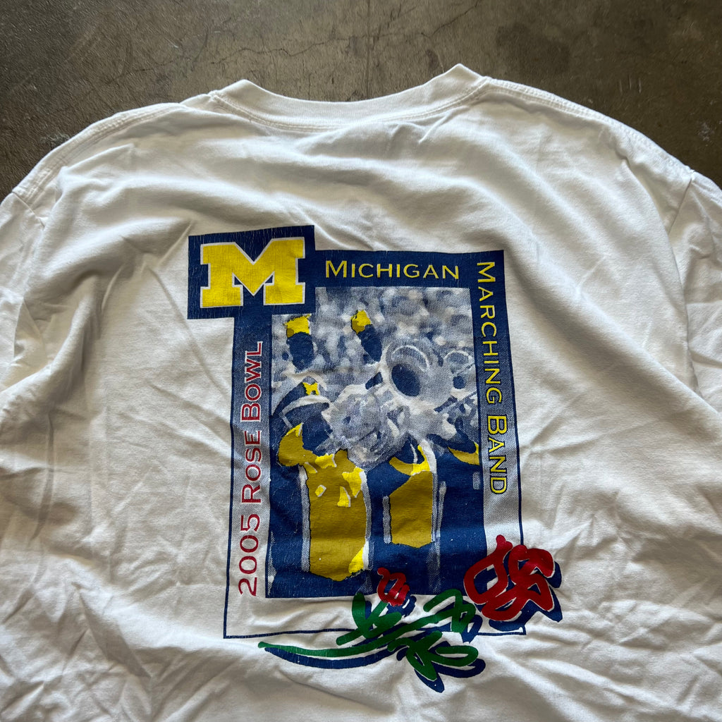 size large - Vintage 2005 rose bowl marching band tee