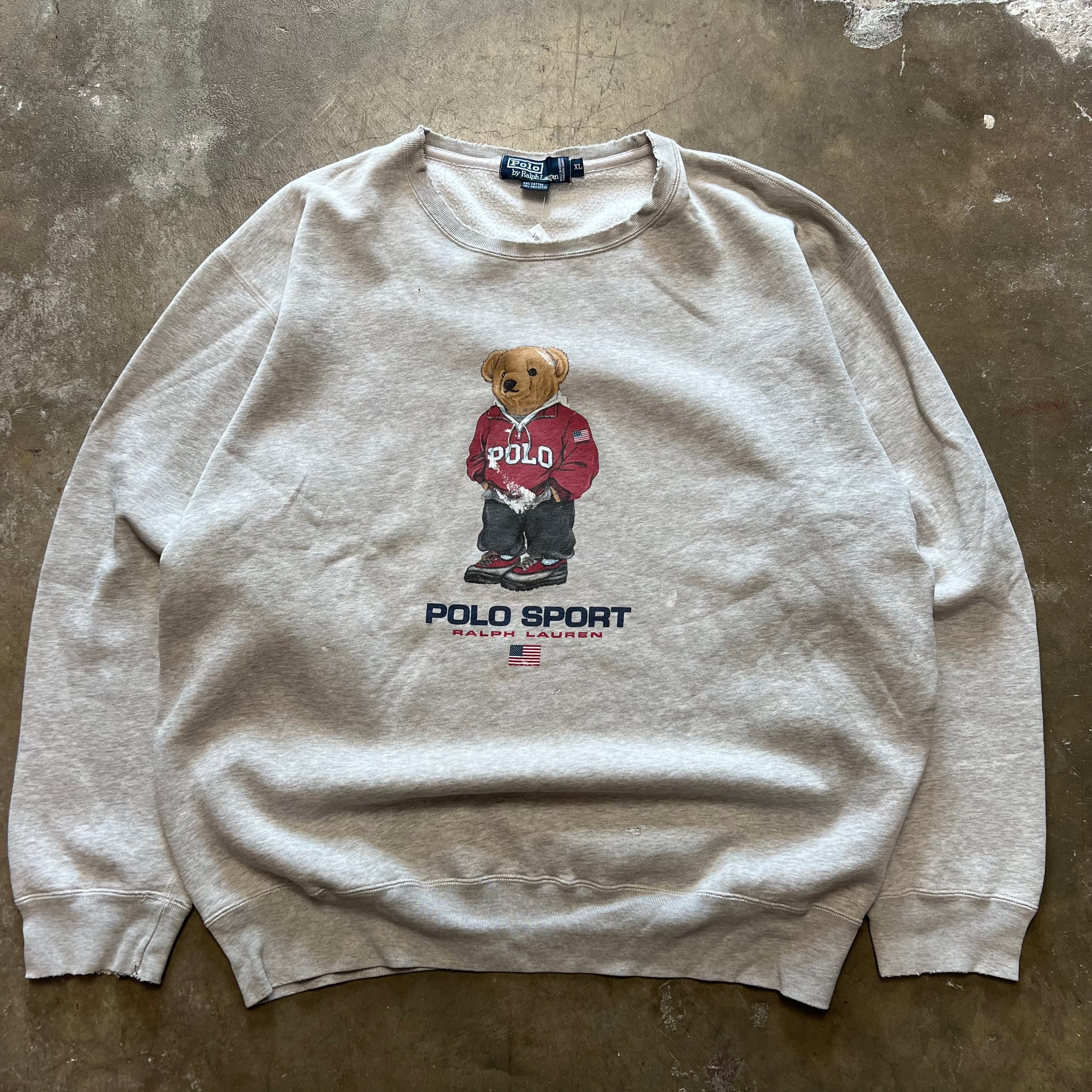 size xl - Vintage Polo sport Bear Crewnecl
