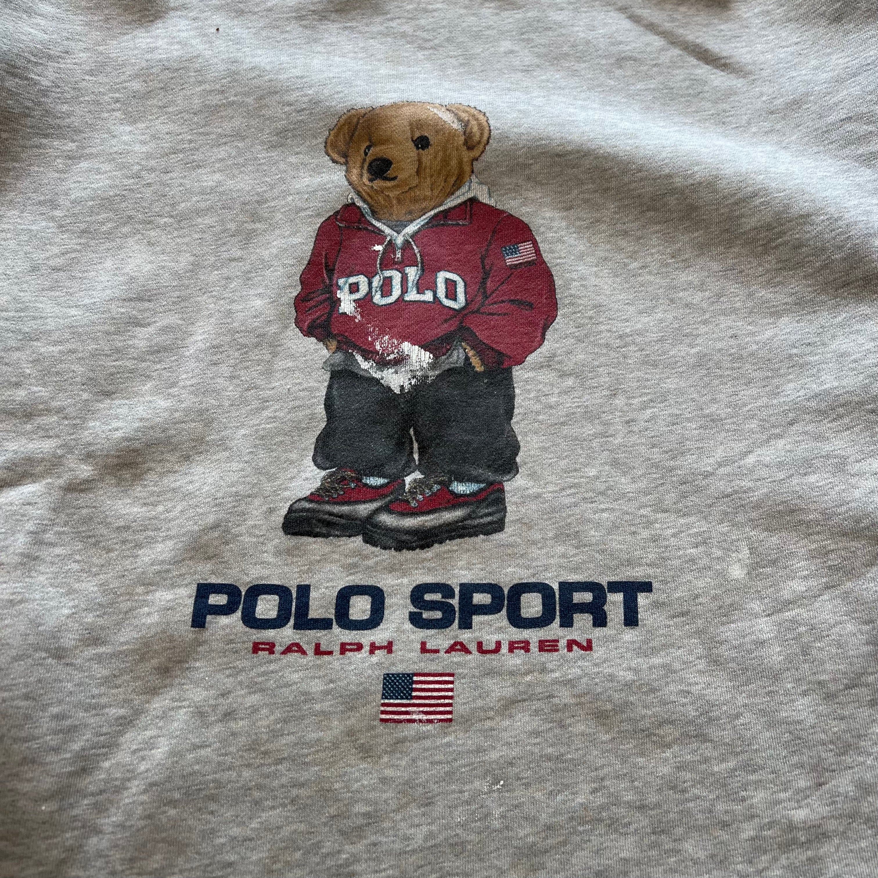 size xl - Vintage Polo sport Bear Crewnecl