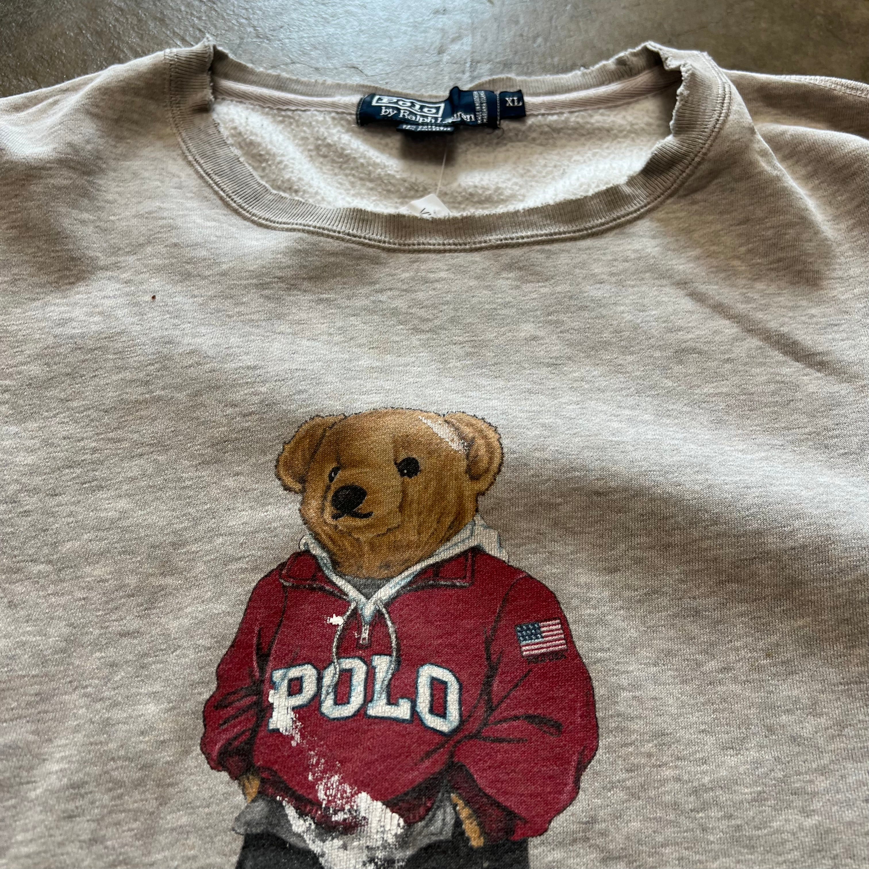 size xl - Vintage Polo sport Bear Crewnecl