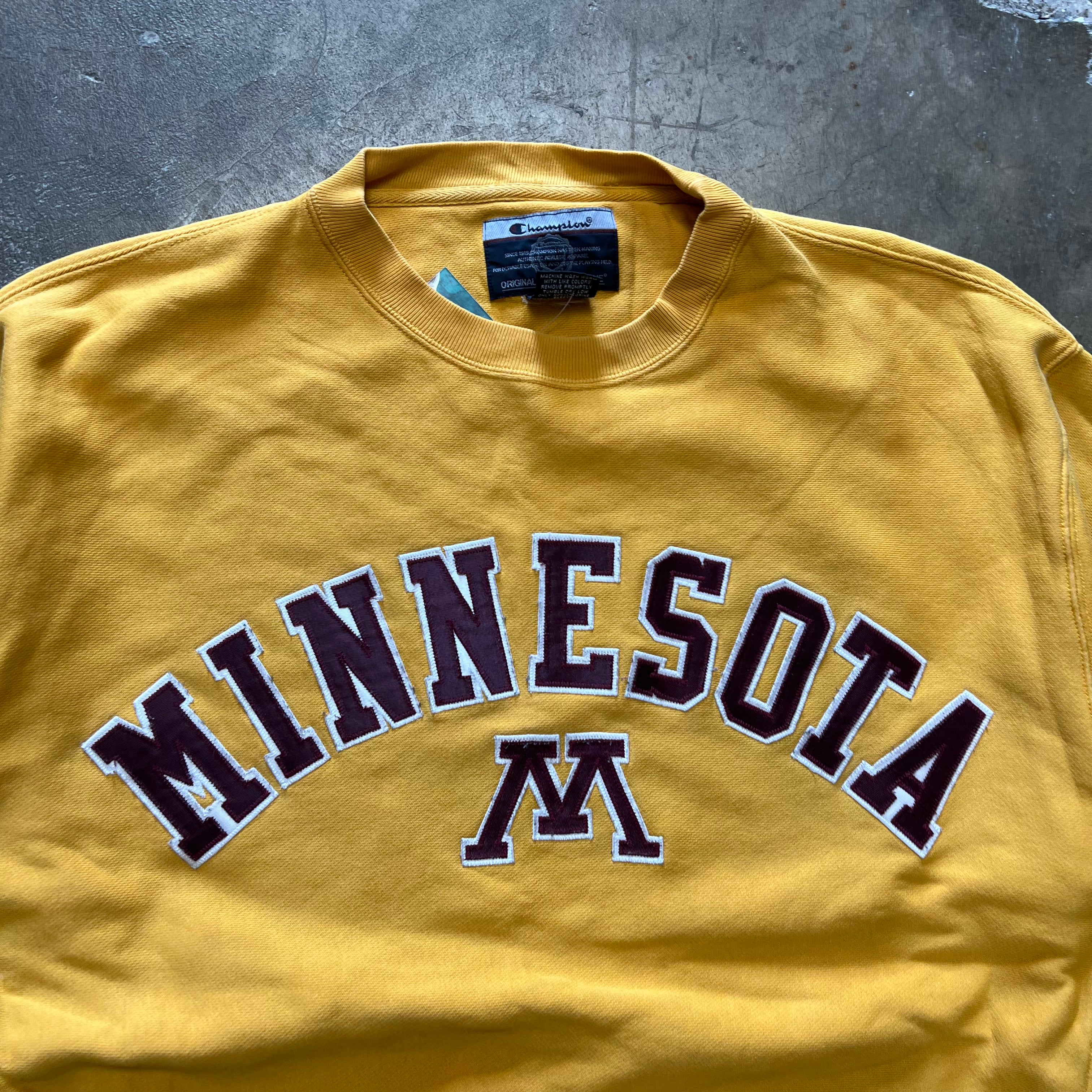 size large - Vintage Minnesota Reverse Weave Crewneck