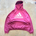 size xl - Vintage Faded Adidas Hoodie
