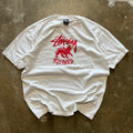 size largfe - Vintage stussy Irie Roots tee