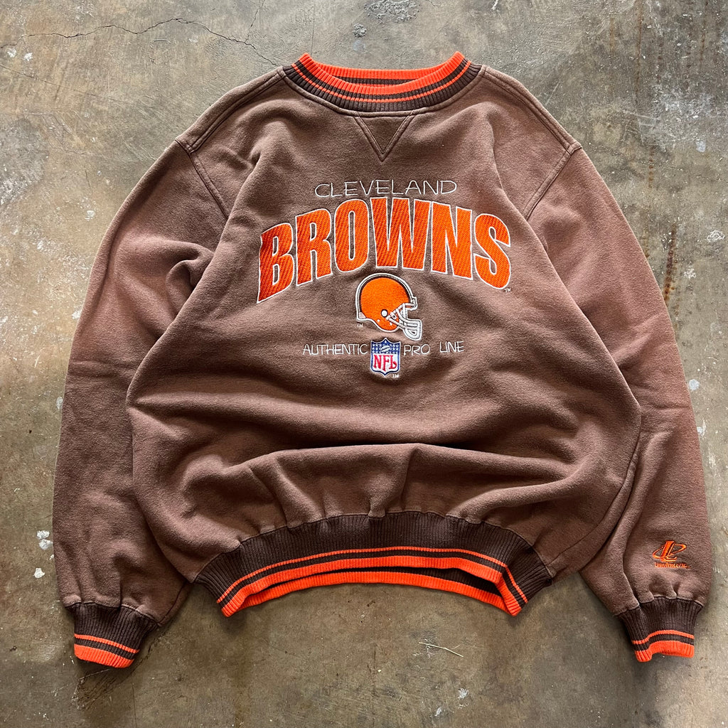 size xl - Vintage Cleveland Browns Pro Line Crewneck