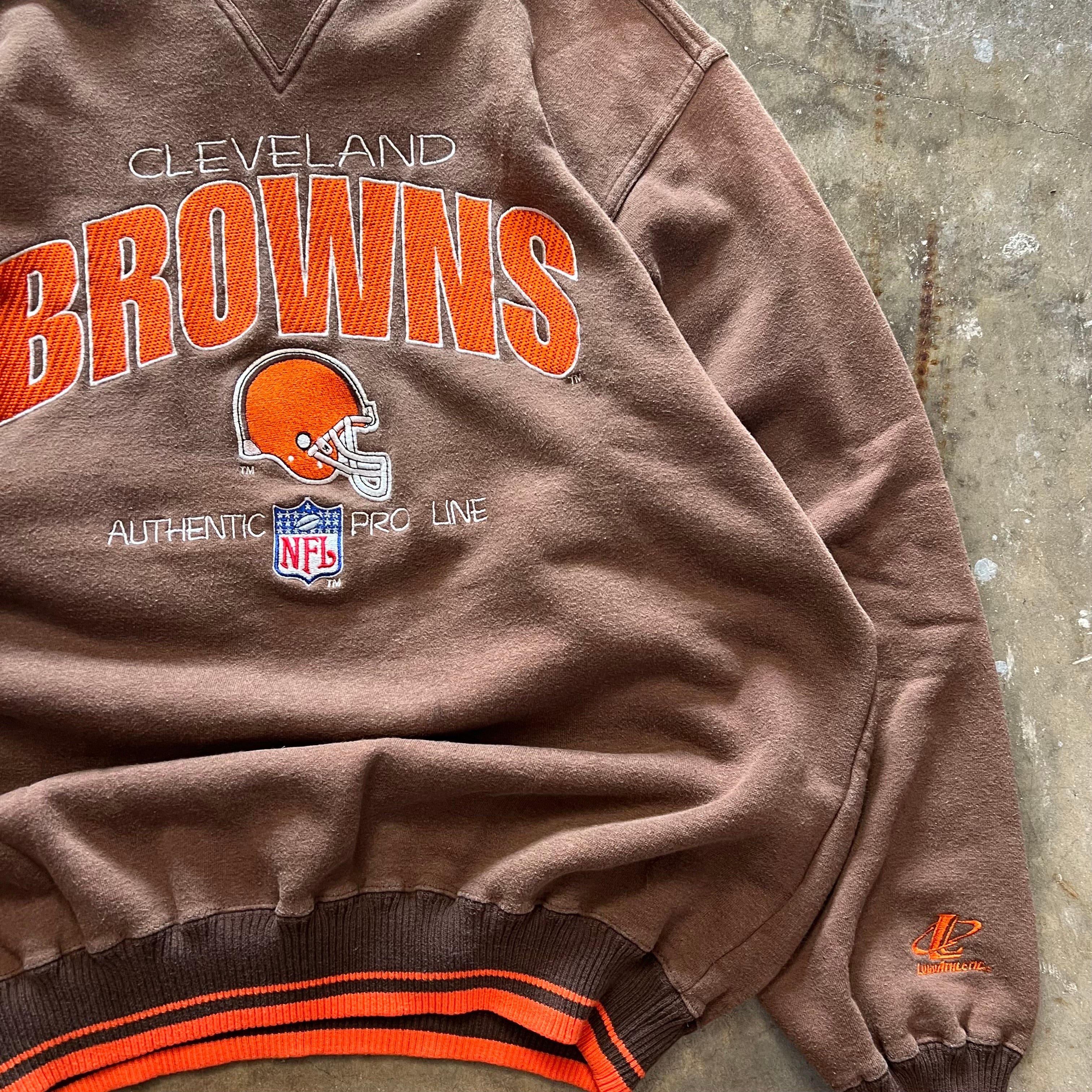 size xl - Vintage Cleveland Browns Pro Line Crewneck