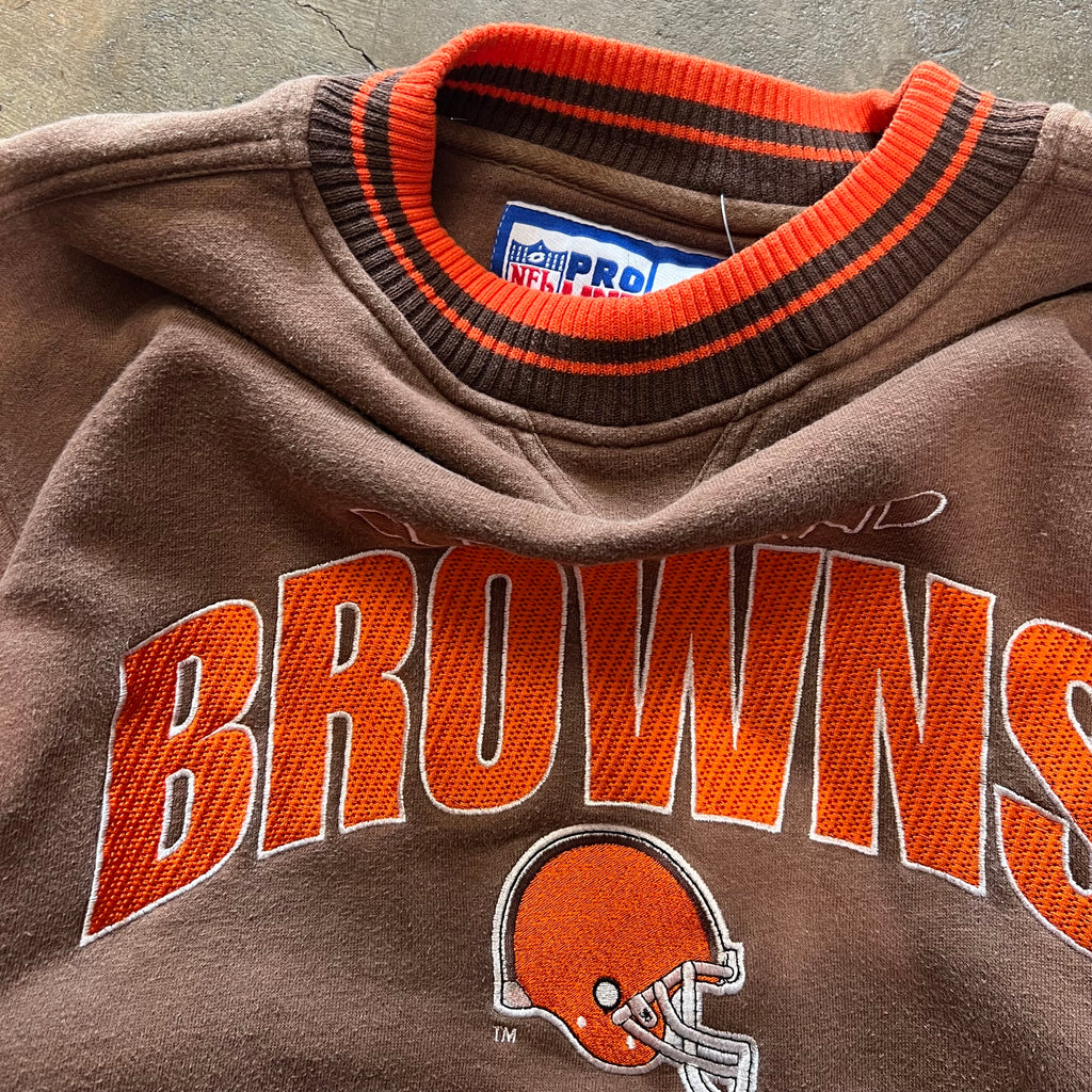 size xl - Vintage Cleveland Browns Pro Line Crewneck