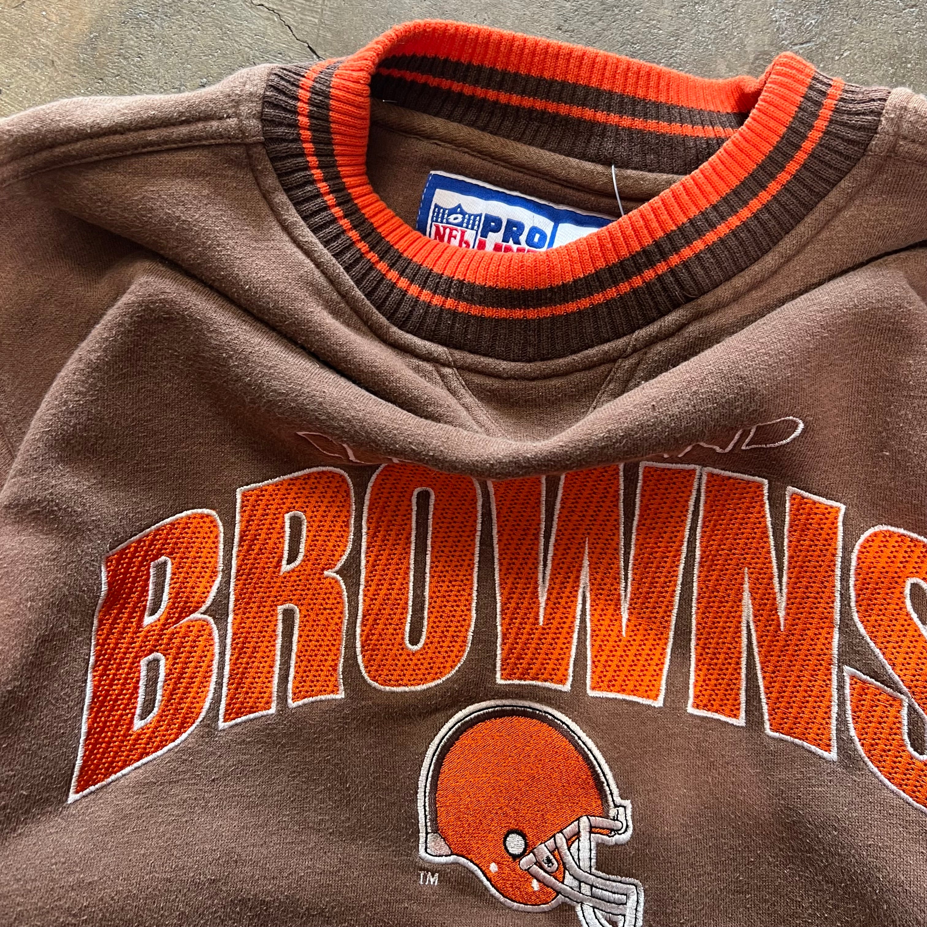size xl - Vintage Cleveland Browns Pro Line Crewneck