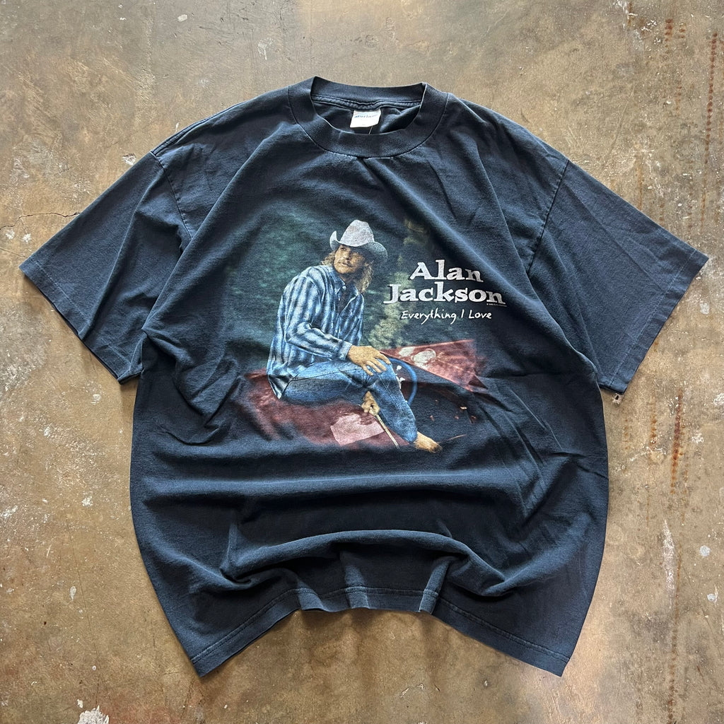 size xl - Vintage 1996 Alan Jackson Everything i love tee