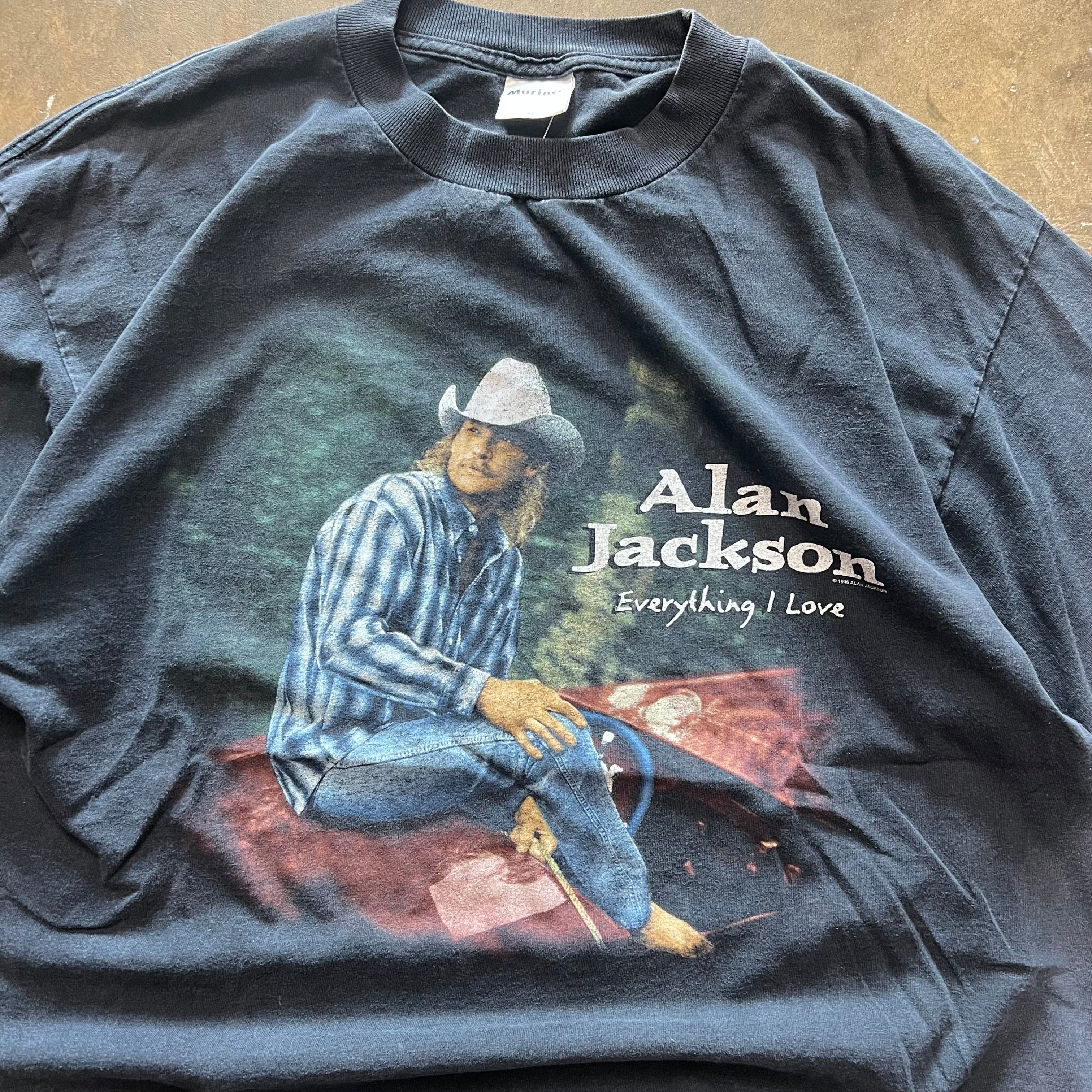 size xl - Vintage 1996 Alan Jackson Everything i love tee