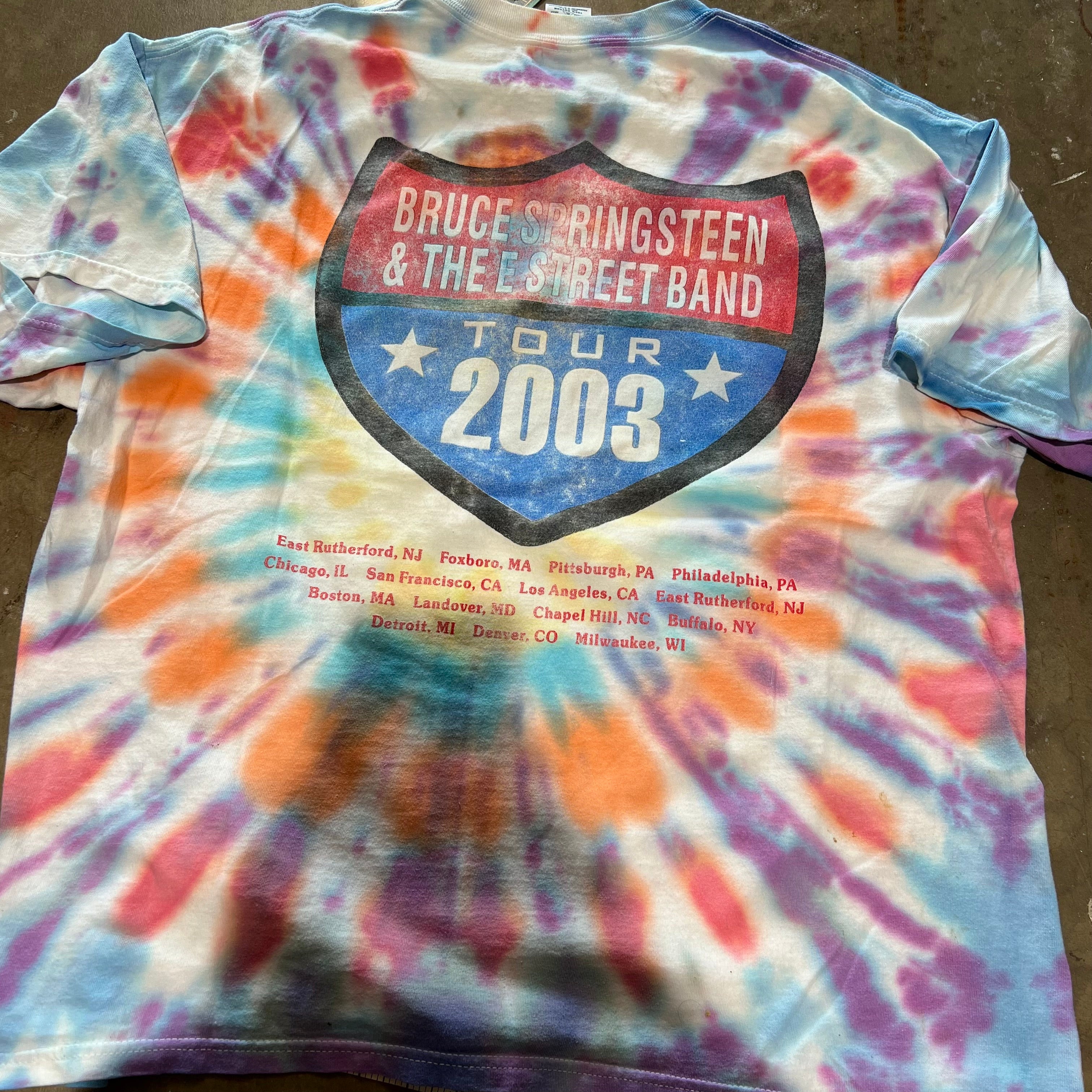 size xl - Vintage 2003 Bruce Springsteen Stadium tour tee