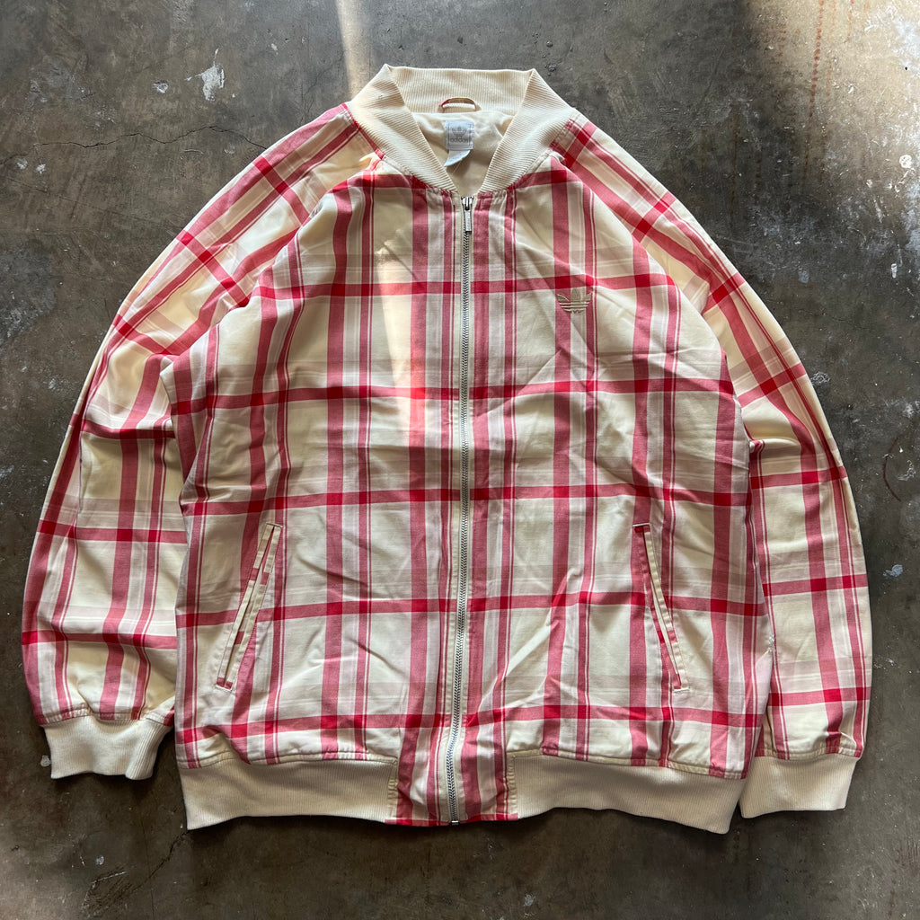 size xl - Vintage Adidas Plaid Jacket