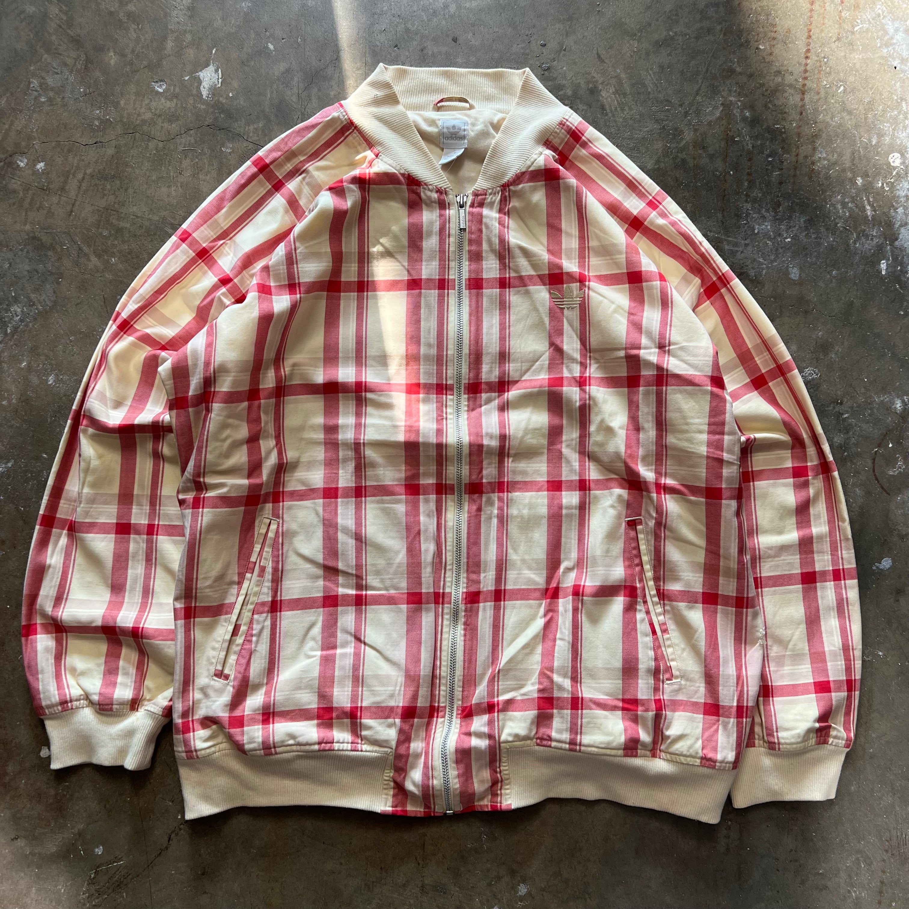 size xl - Vintage Adidas Plaid Jacket