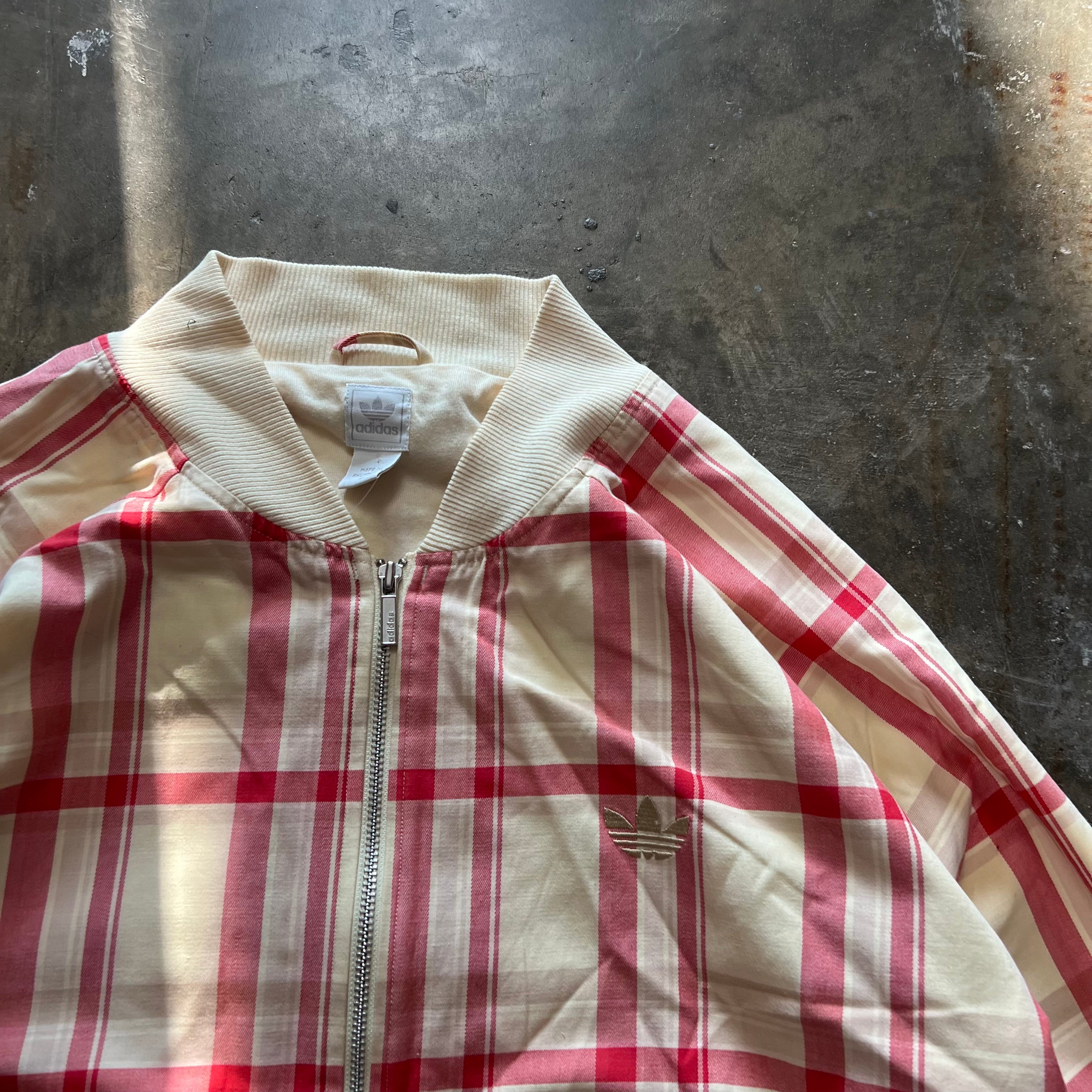 size xl - Vintage Adidas Plaid Jacket