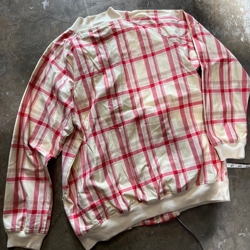 size xl - Vintage Adidas Plaid Jacket