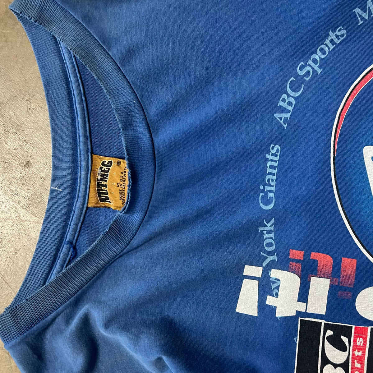 size xxl - Vintage New York Giants Nutmeg tee