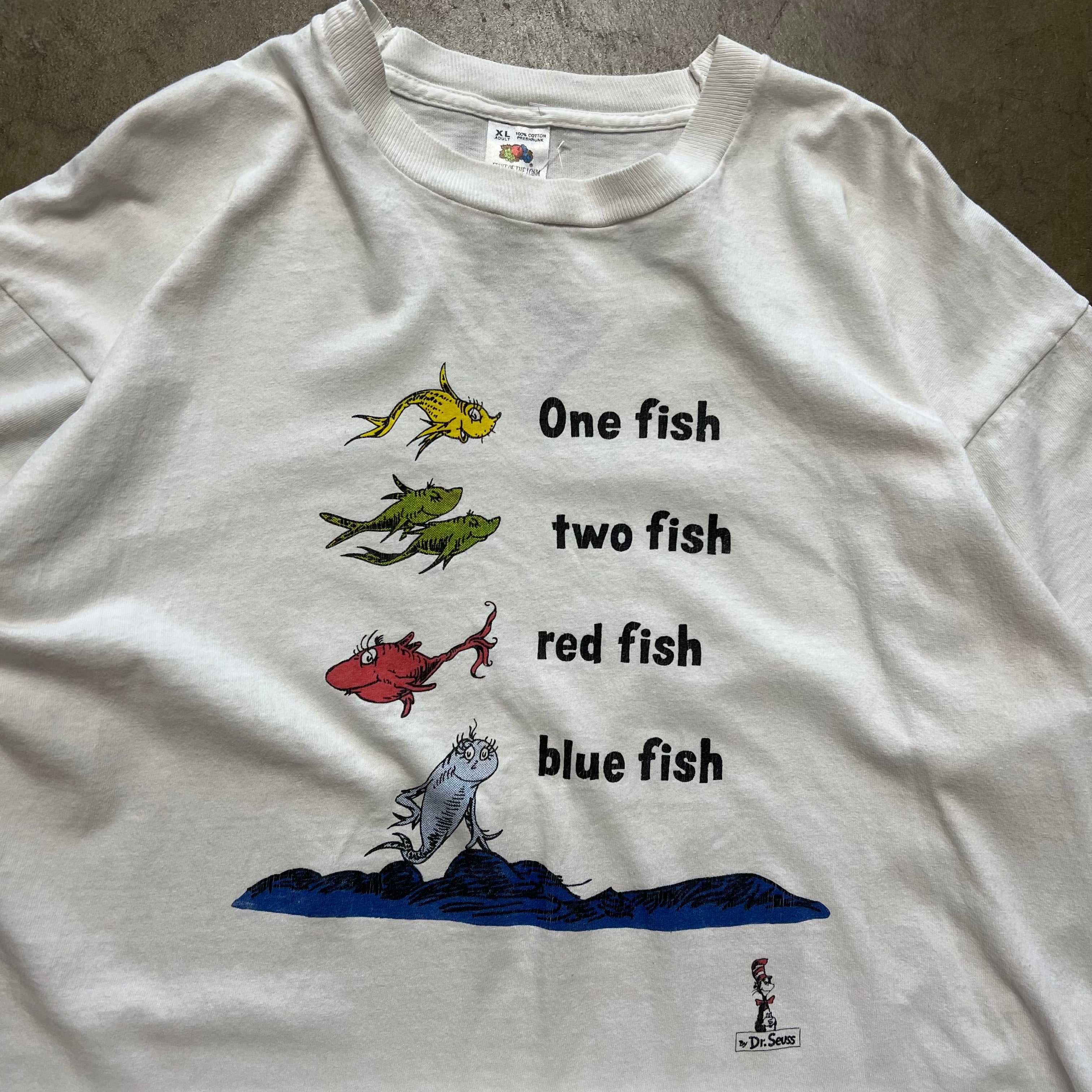 size xl - Vintage Dr.Seuss One Fish Two Fish tee