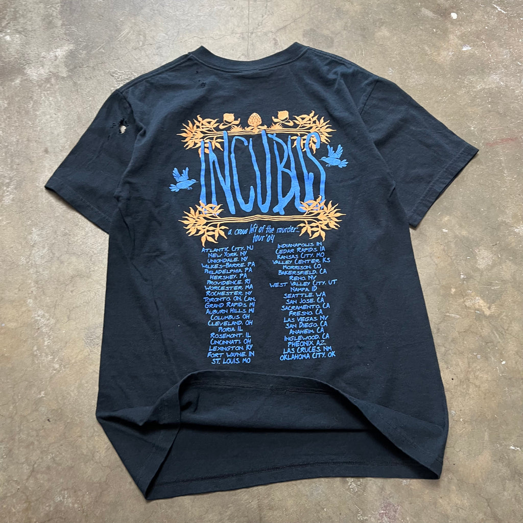 size medium - Vintage 2004 Incubus A crow left of the murder tour tee