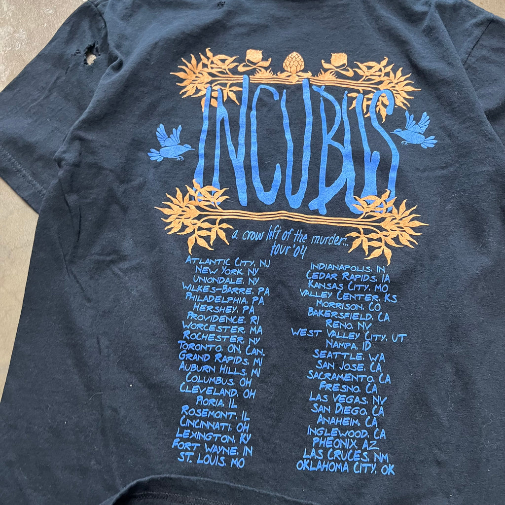 size medium - Vintage 2004 Incubus A crow left of the murder tour tee