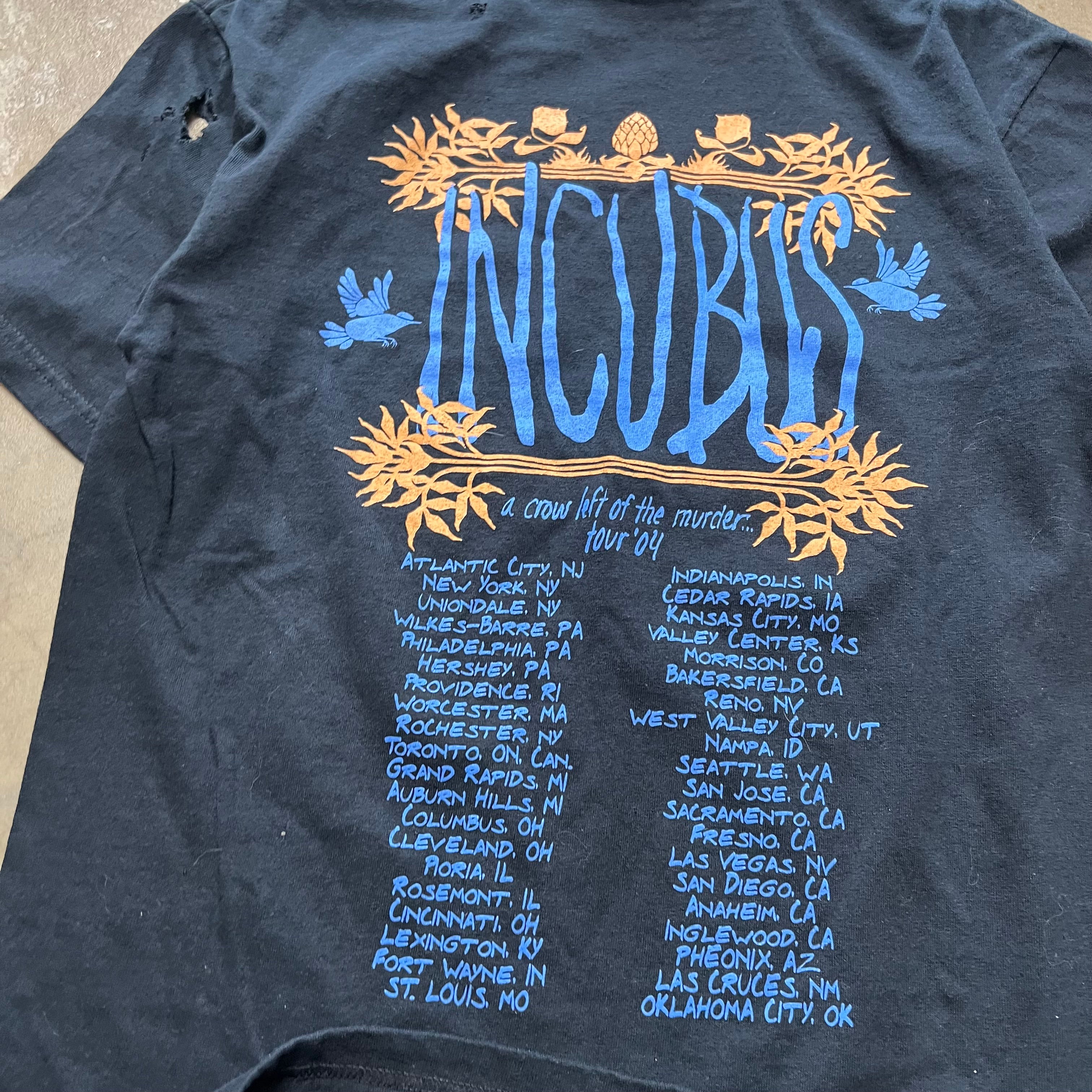 size medium - Vintage 2004 Incubus A crow left of the murder tour tee