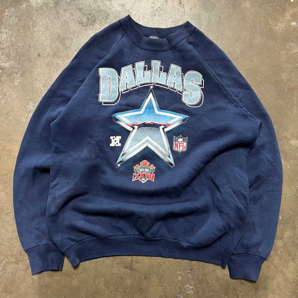 size large - Vintage Dallas Cowboys Super Bowl XXVII crewneck