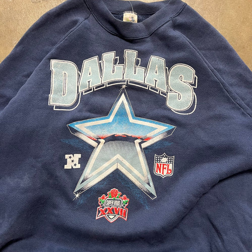 size large - Vintage Dallas Cowboys Super Bowl XXVII crewneck