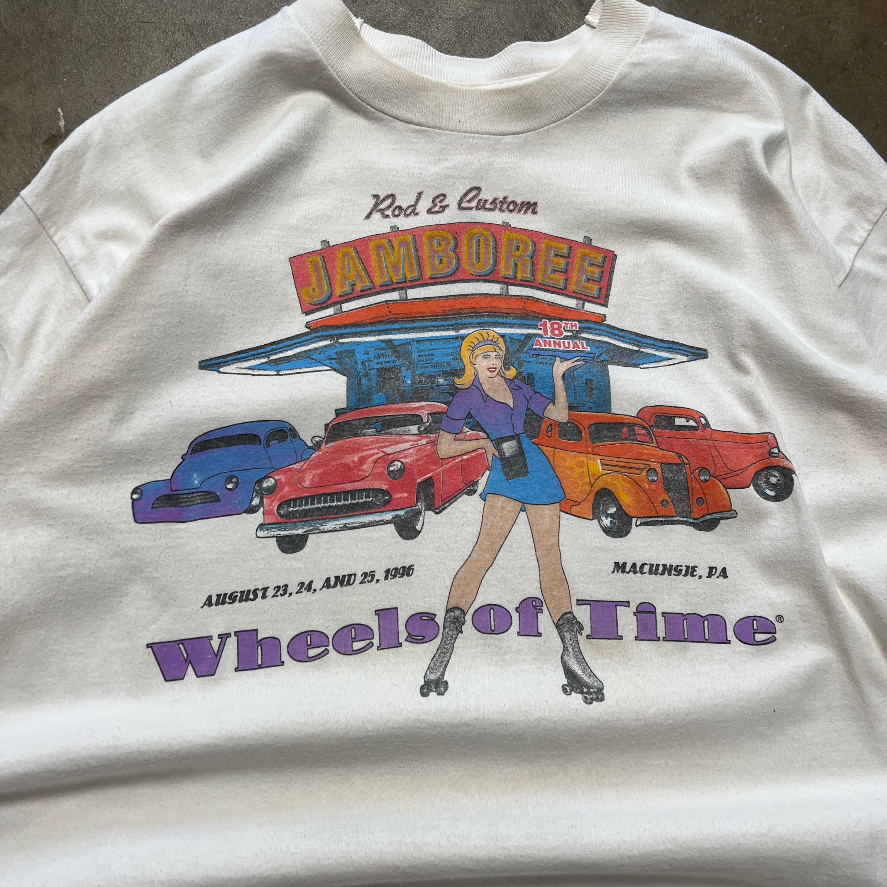 size xxl - Vintage Rod & Custom Wheels of Time Tee