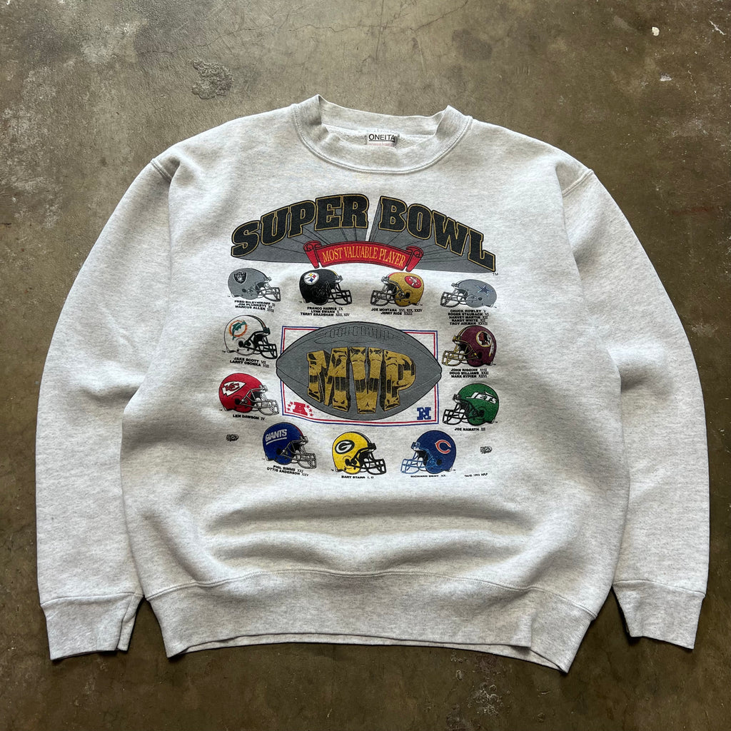 size large - Vintage Super Bowl MVP's Crewneck