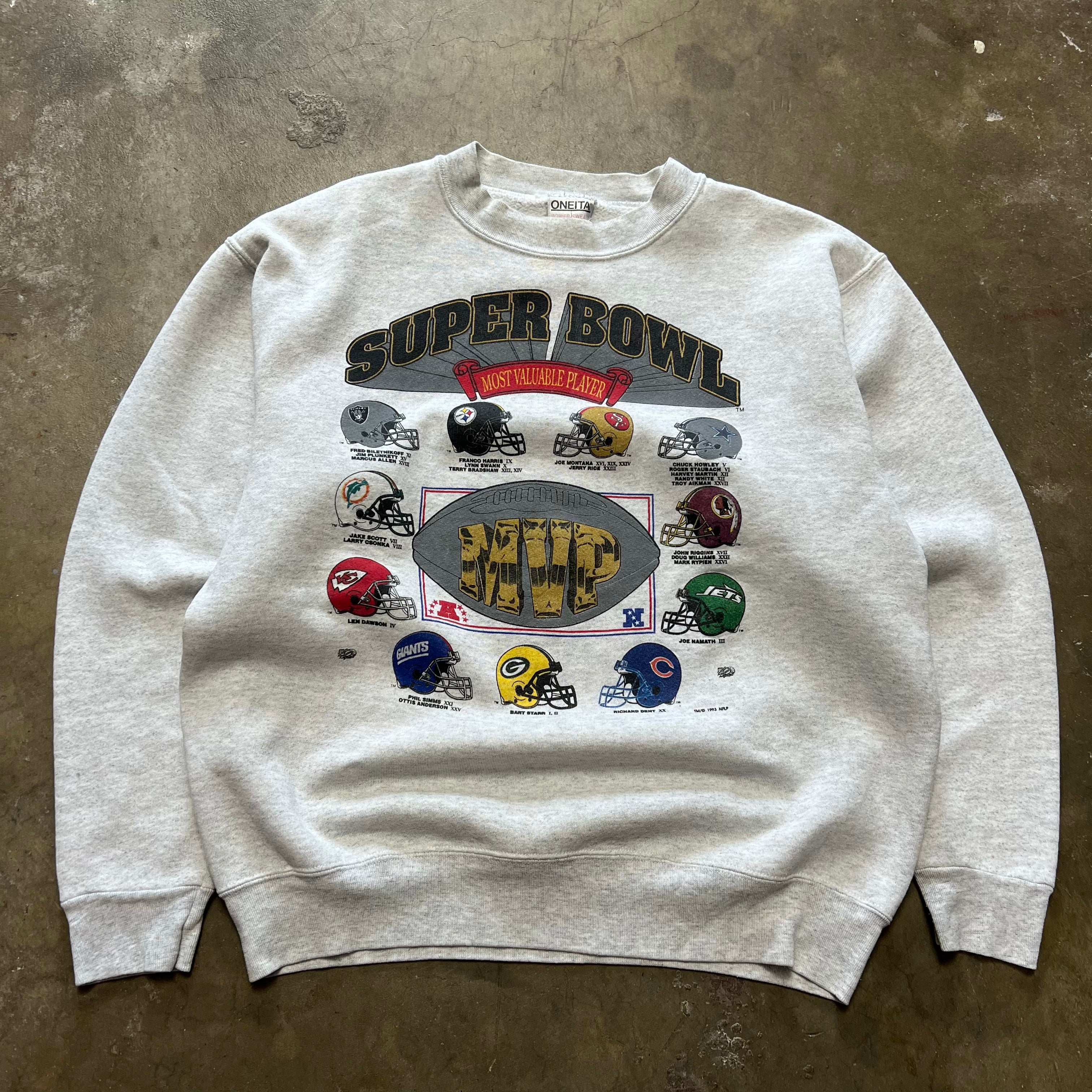 size large - Vintage Super Bowl MVP's Crewneck