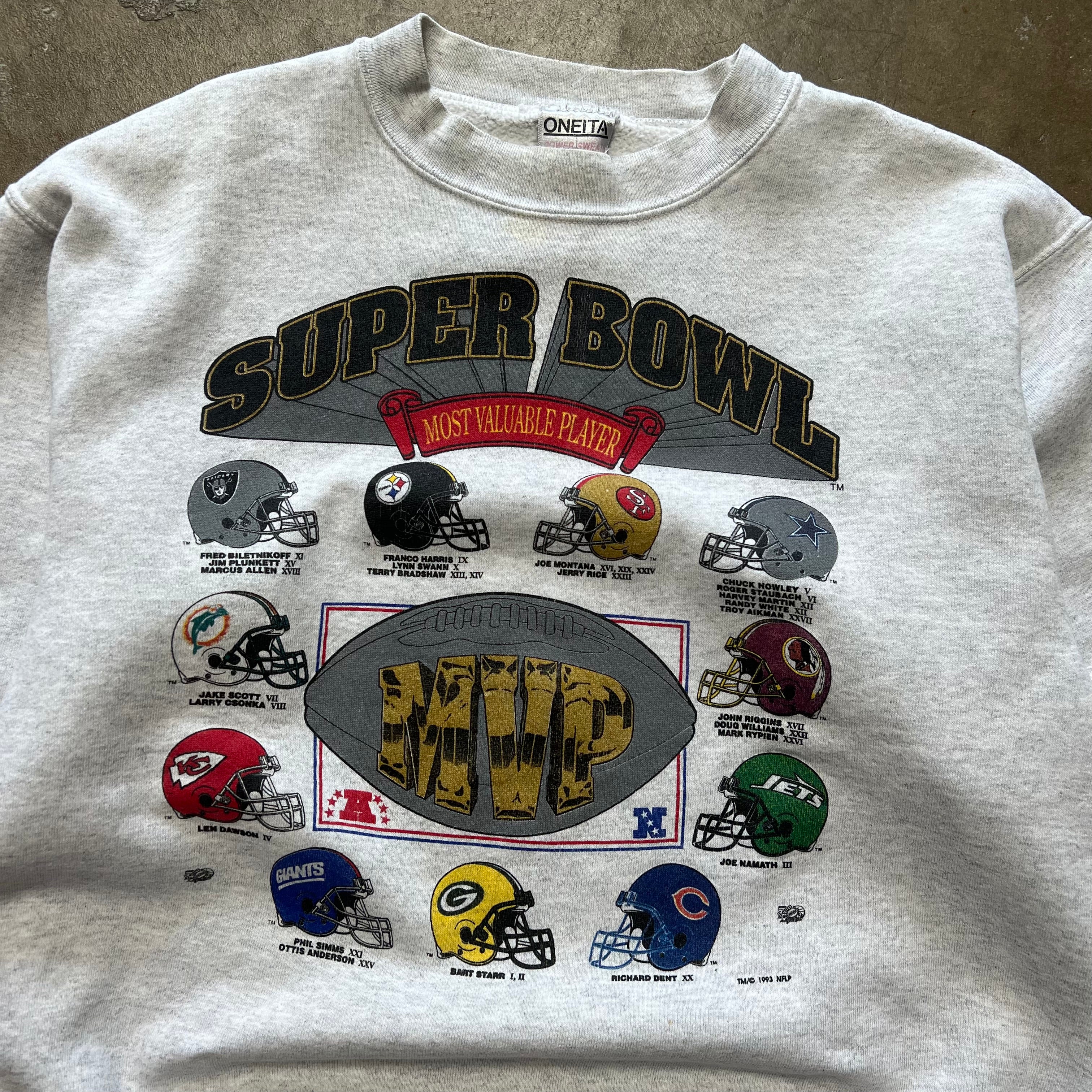 size large - Vintage Super Bowl MVP's Crewneck