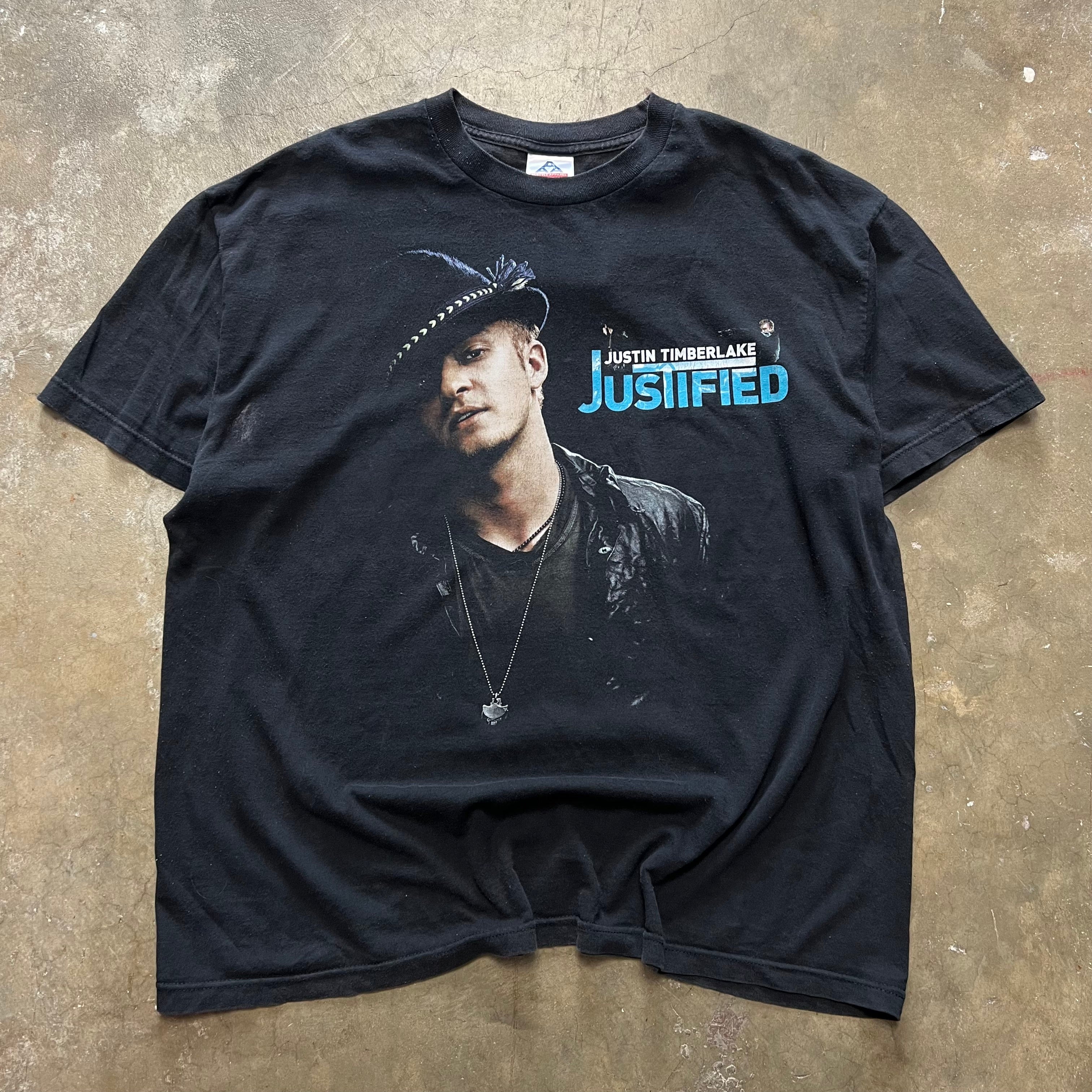 size xl - Vintage 2003 Justin Timberlake Justified tee