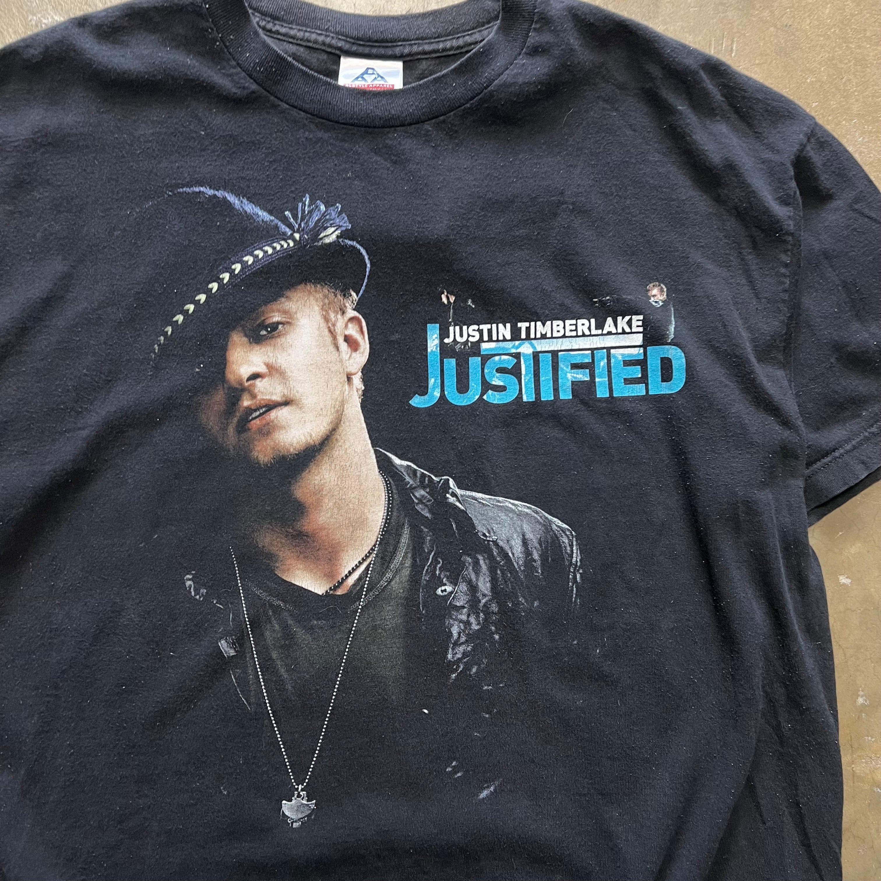 size xl - Vintage 2003 Justin Timberlake Justified tee