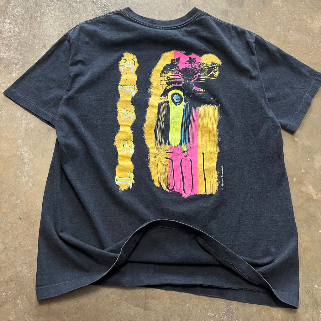 size large - Vintage 1999 Levis Jeans promo tee